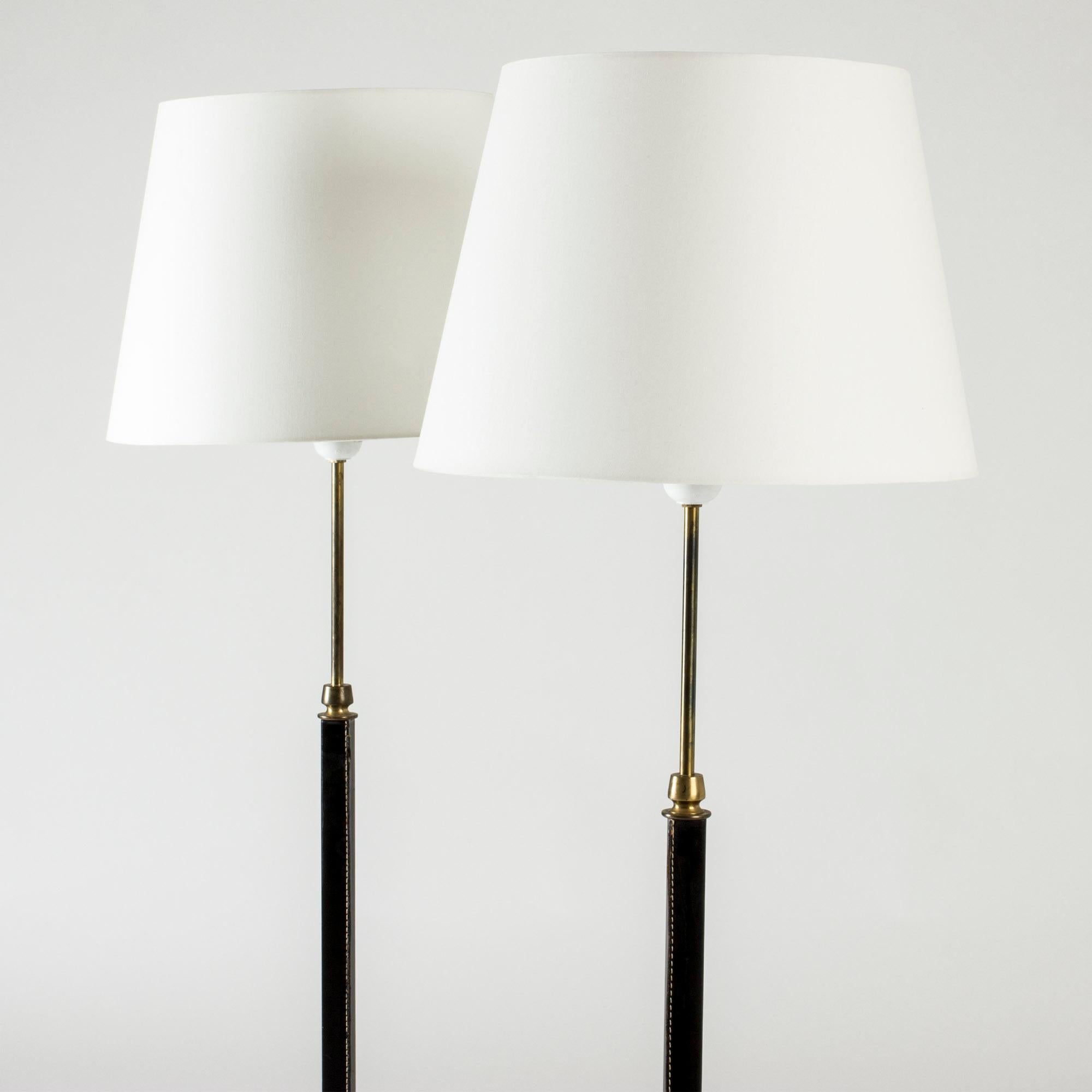 Swedish Pair of Floor Lamps from Falkenbergs Belysning, Sweden, 1960s For Sale