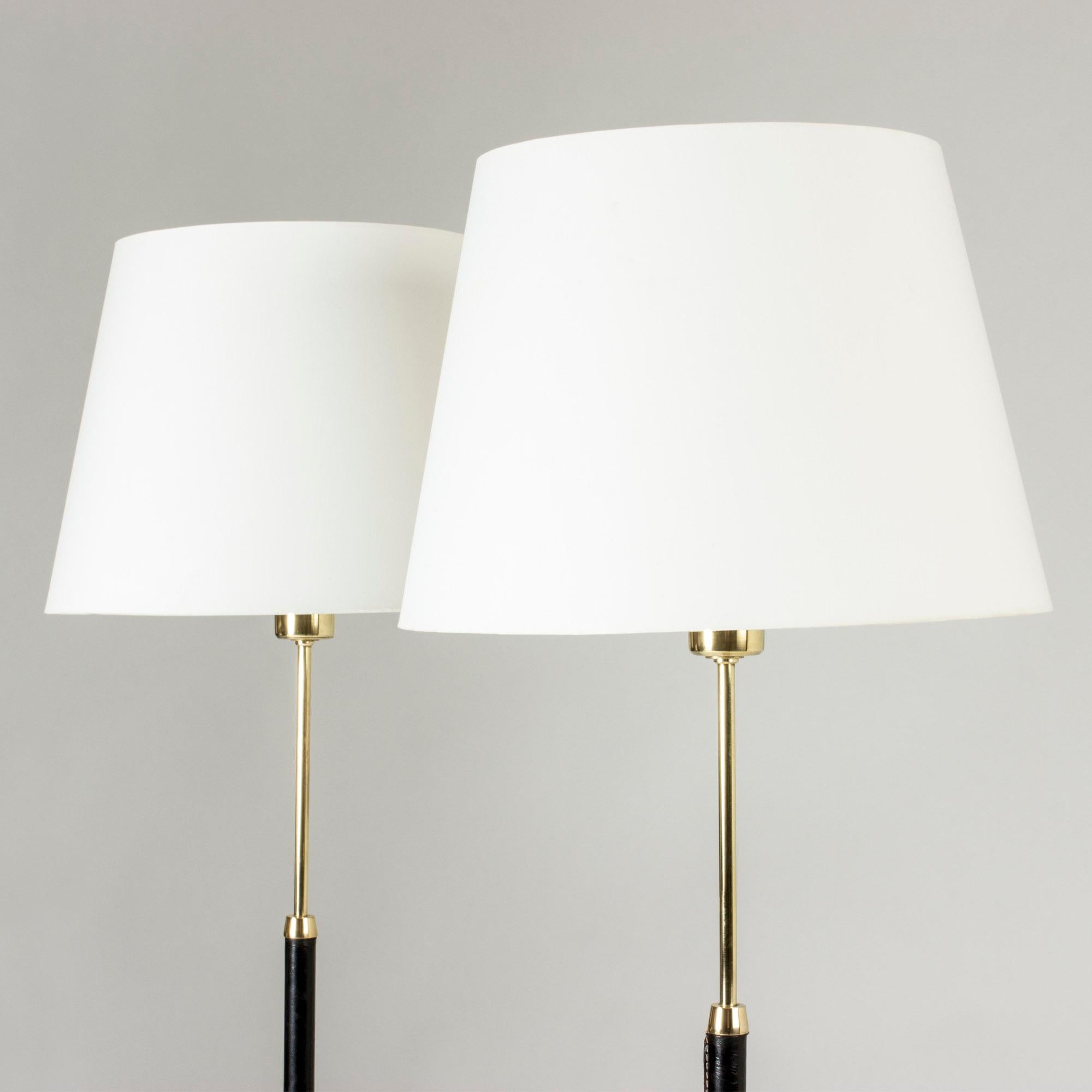 Swedish Pair of Floor Lamps from Falkenbergs Belysning, Sweden, 1960s