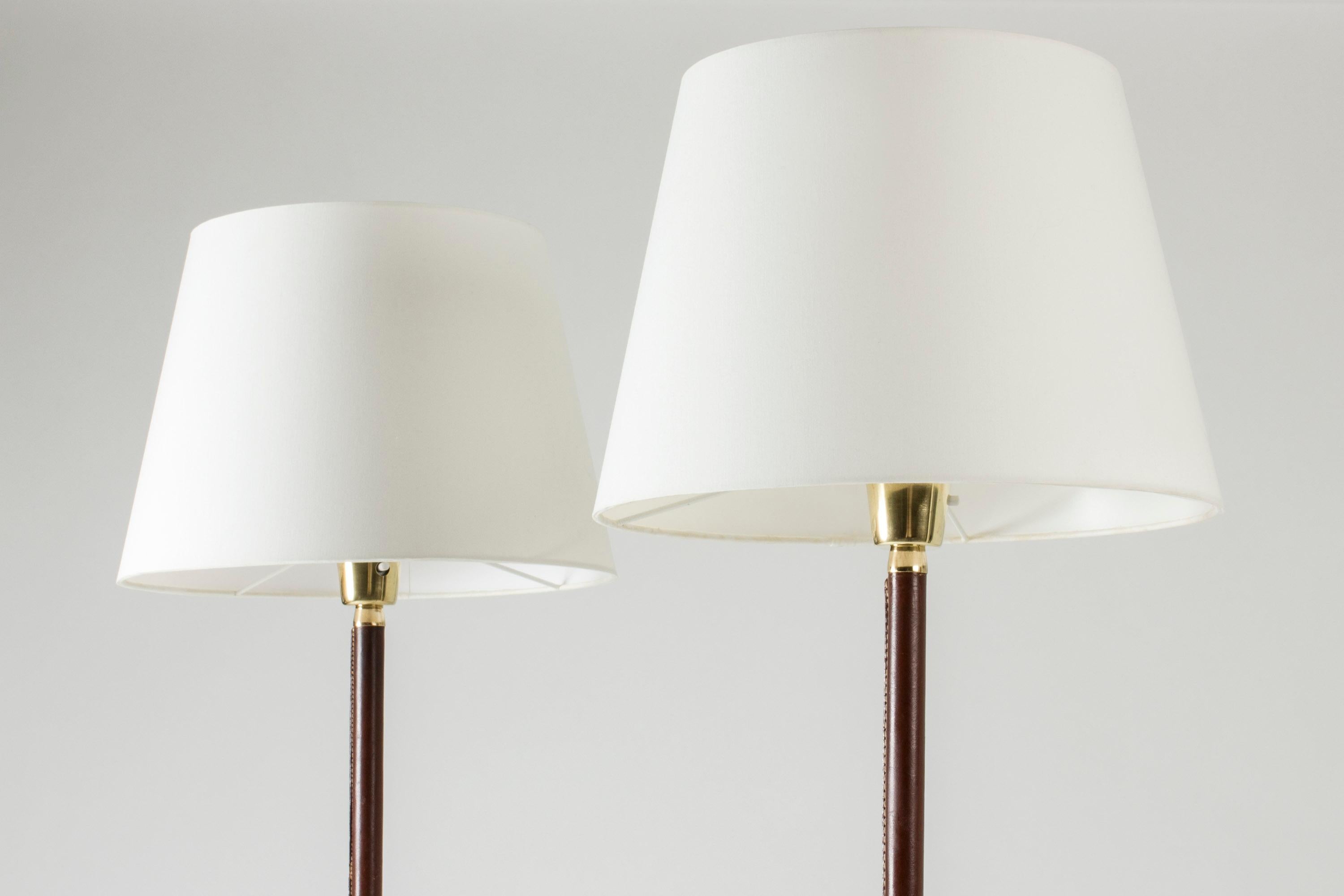 Pair of Floor Lamps from Falkenbergs Belysning, Sweden, 1960s In Good Condition In Stockholm, SE