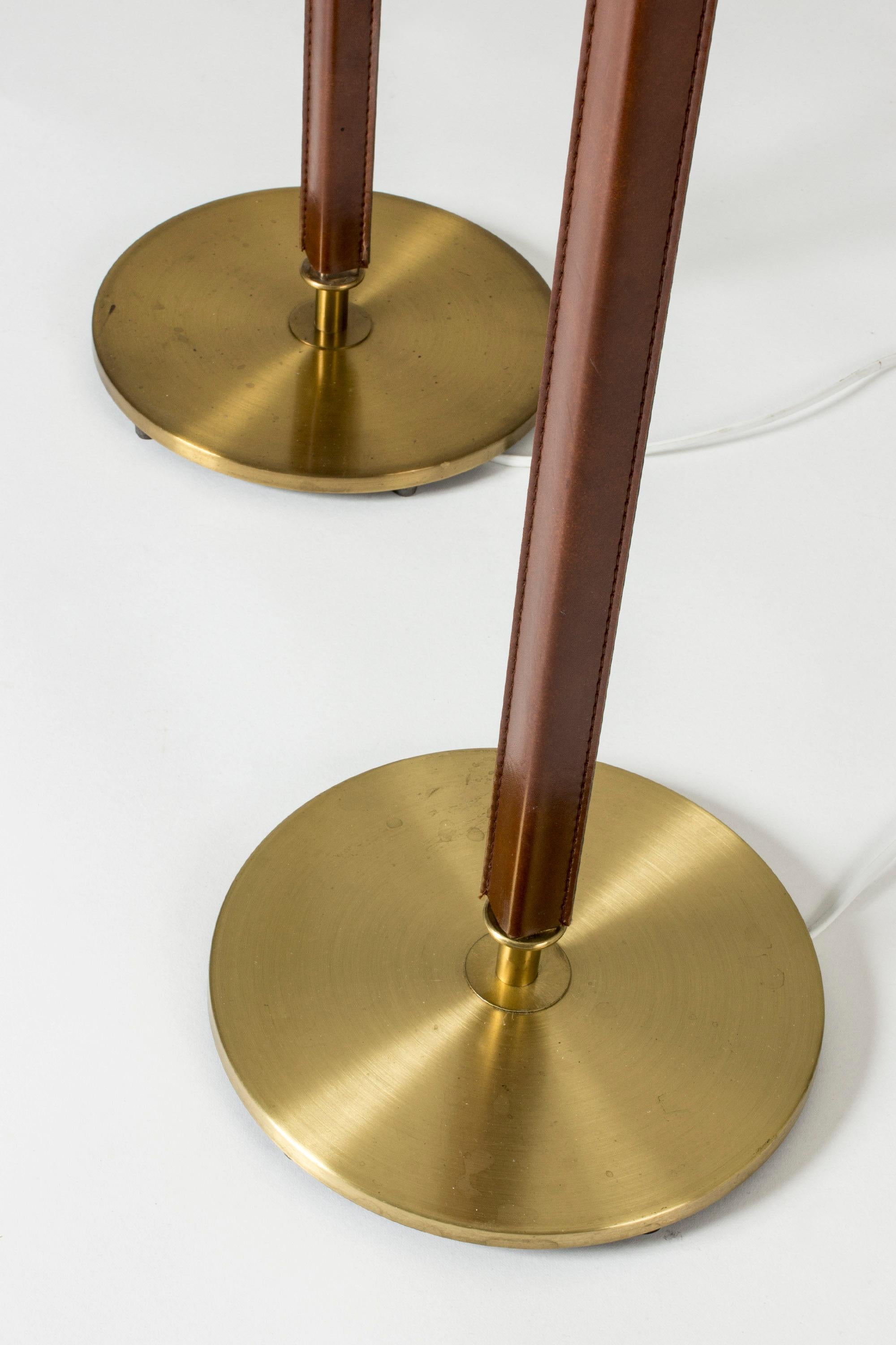 Pair of Floor Lamps from Falkenbergs Belysning, Sweden, 1960s In Good Condition In Stockholm, SE