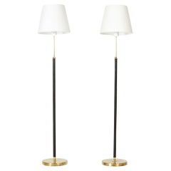 Vintage Pair of Floor Lamps from Falkenbergs Belysning, Sweden, 1960s