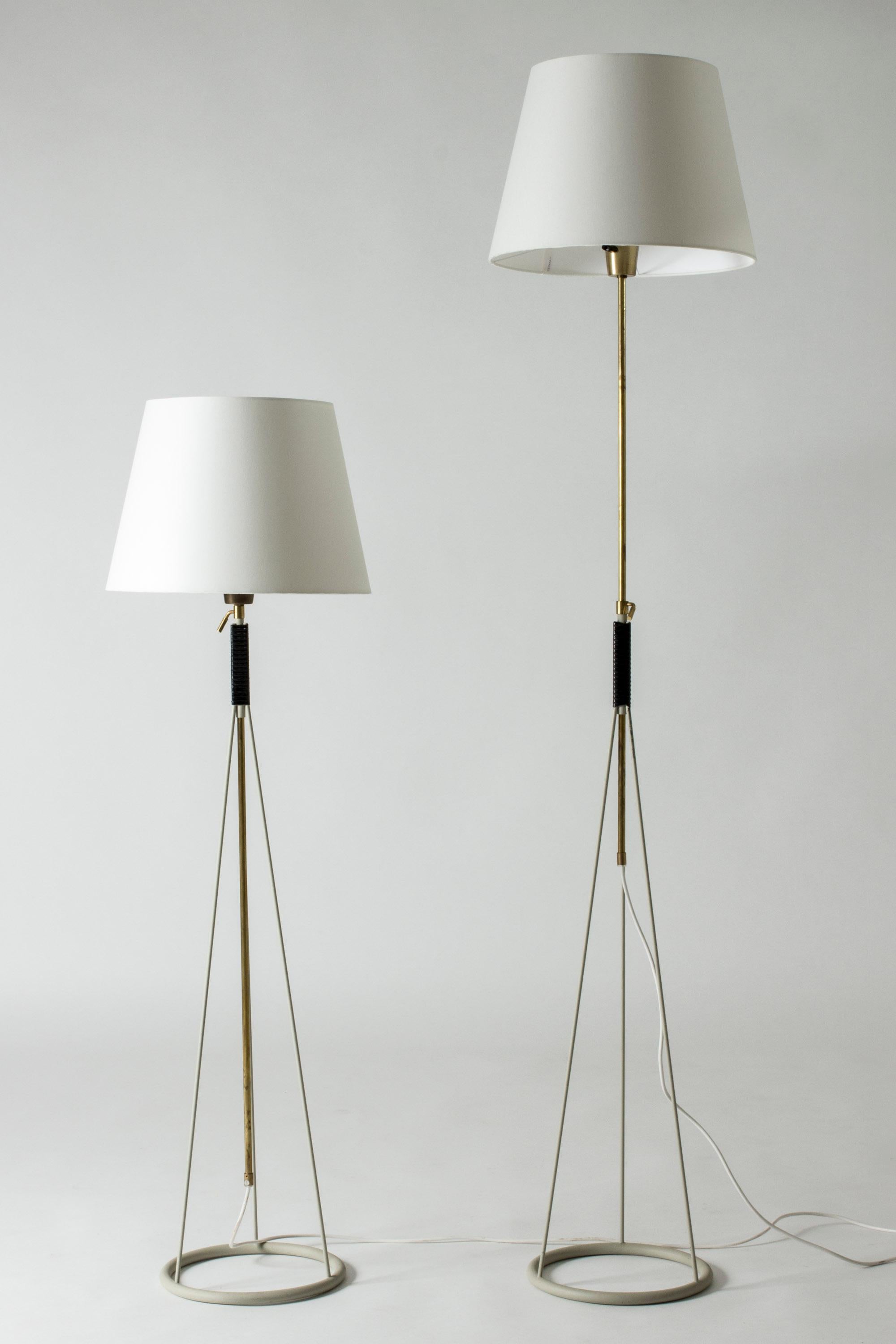 Pair of Floor Lamps from Luco, Sweden, 1950s In Good Condition In Stockholm, SE