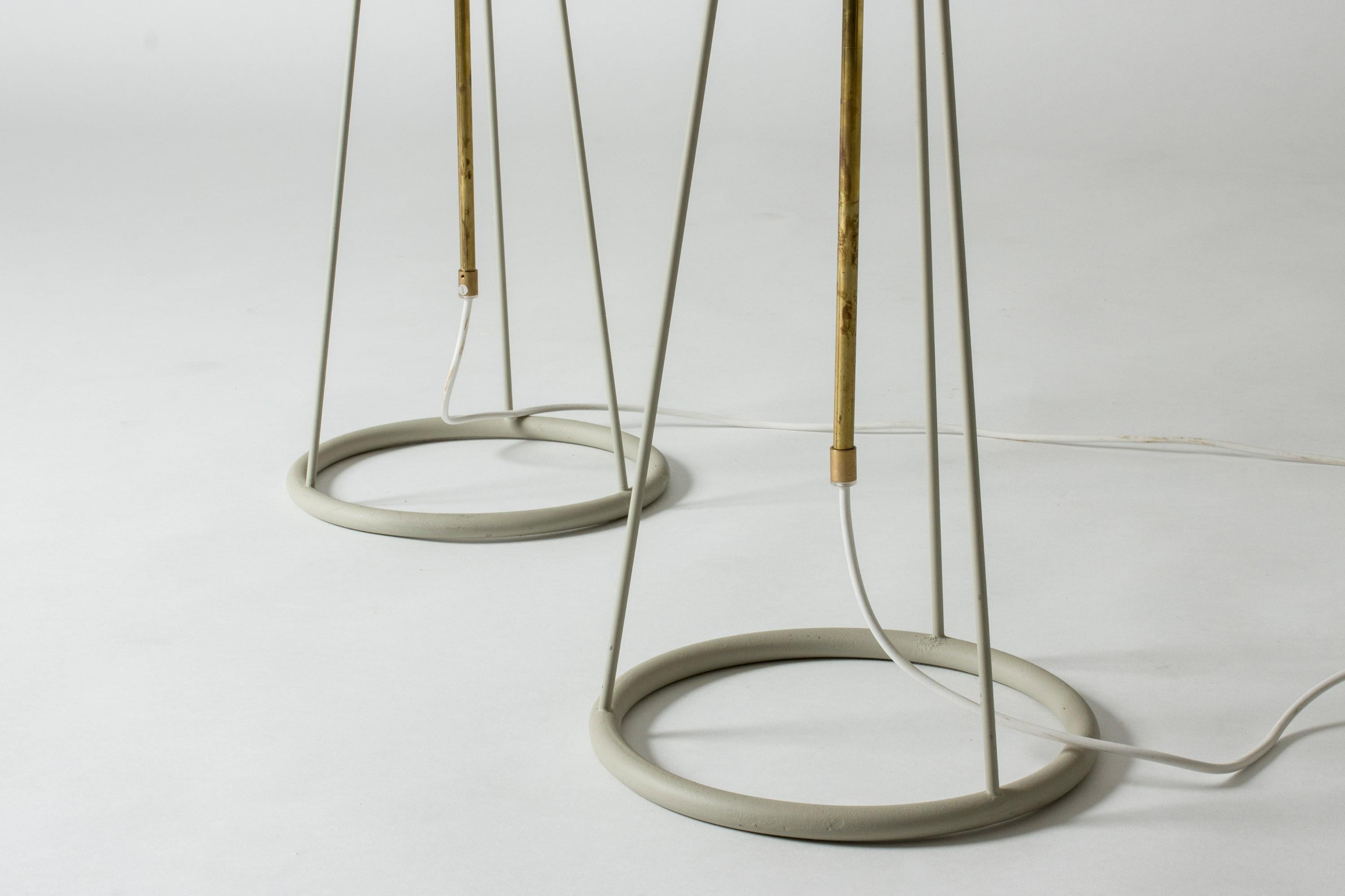 Pair of Floor Lamps from Luco, Sweden, 1950s 1