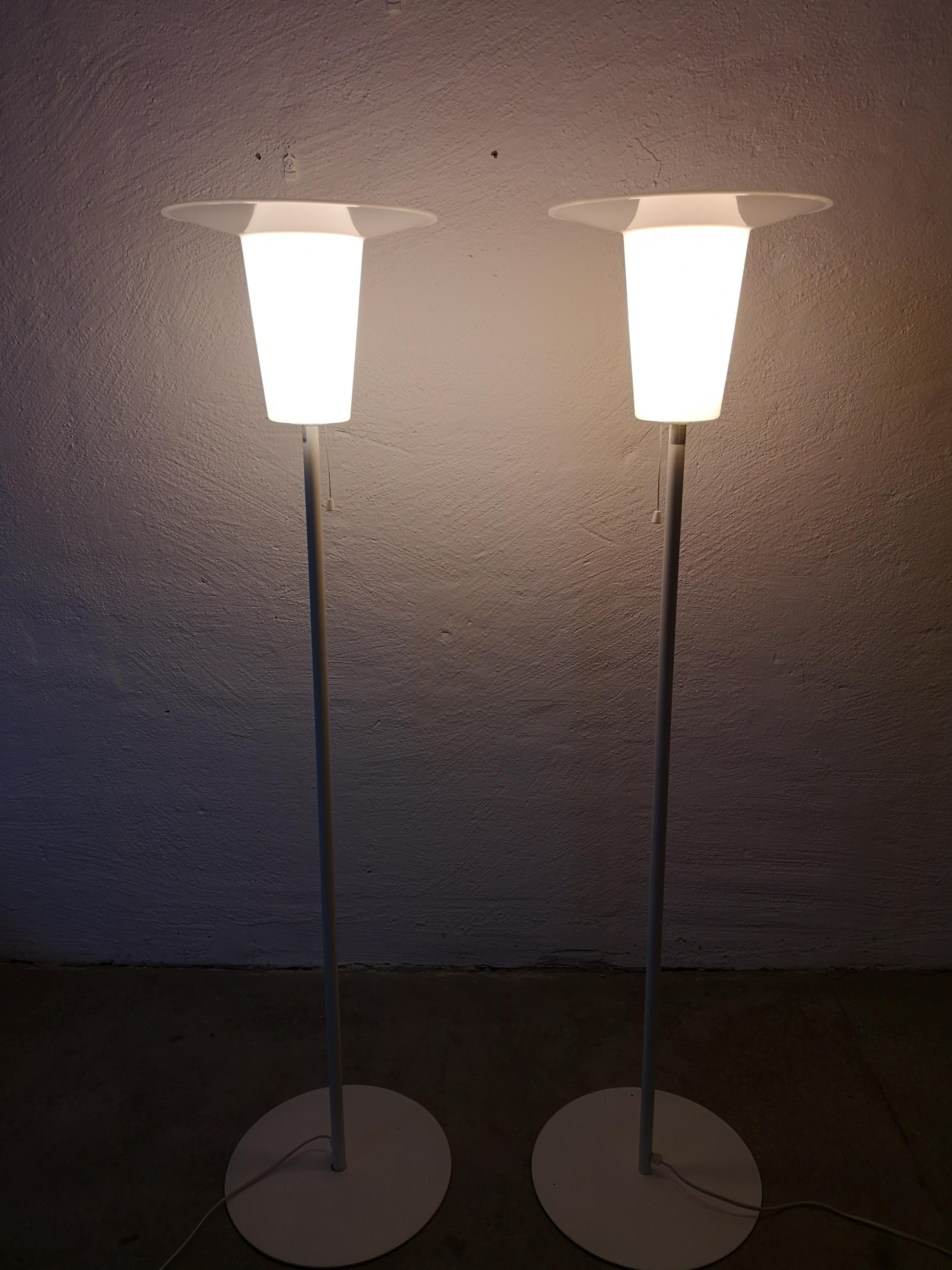 Midcentury Modern Pair of Floor Lamps Luxus, Sweden, 1970s For Sale 4