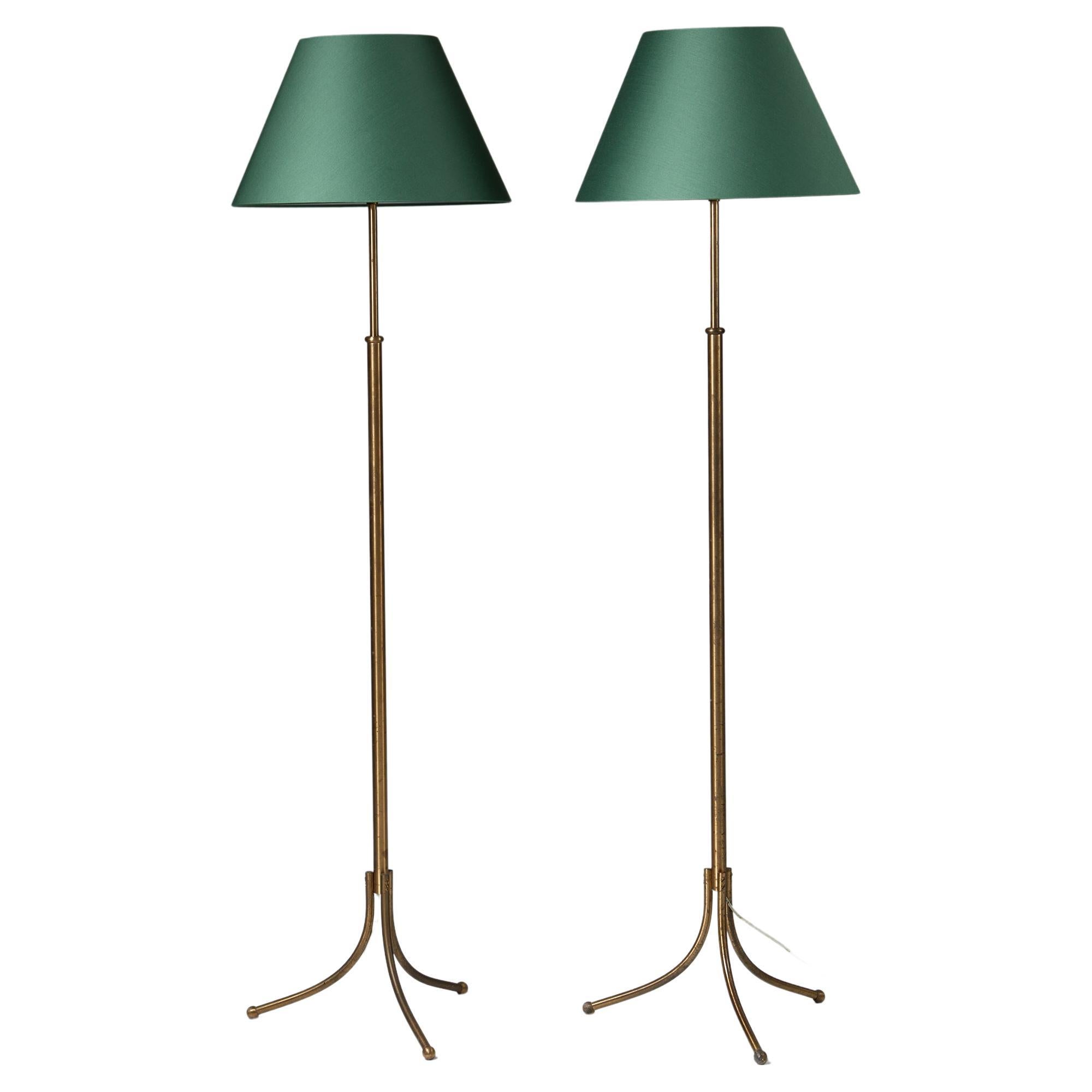 Pair of Floor Lamps Model 2326 Designed by Josef Frank for Svenskt Tenn, Sweden