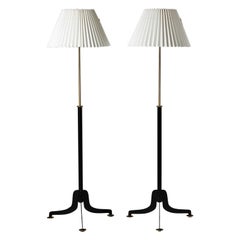 Pair of floor lamps model 2597 designed by Josef Frank for Svenskt Tenn, Sweden,