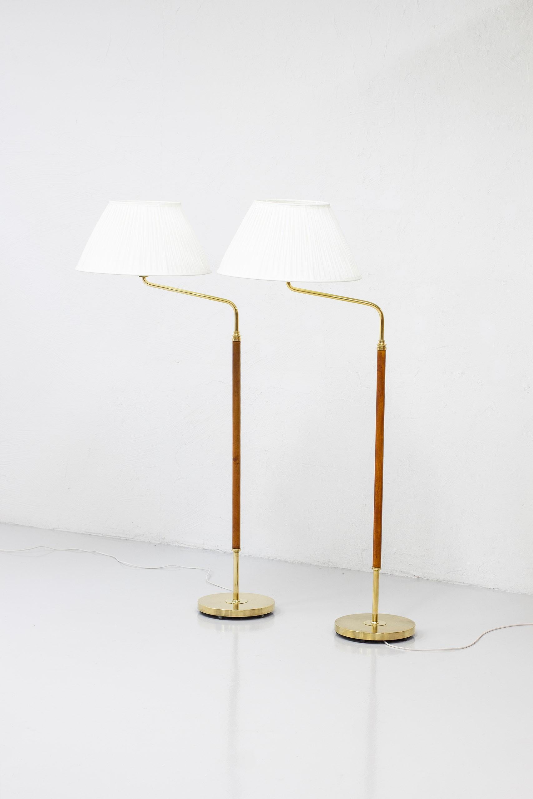 Swedish Pair of Floor Lamps Model 31644 Designed by Bertil Brisborg