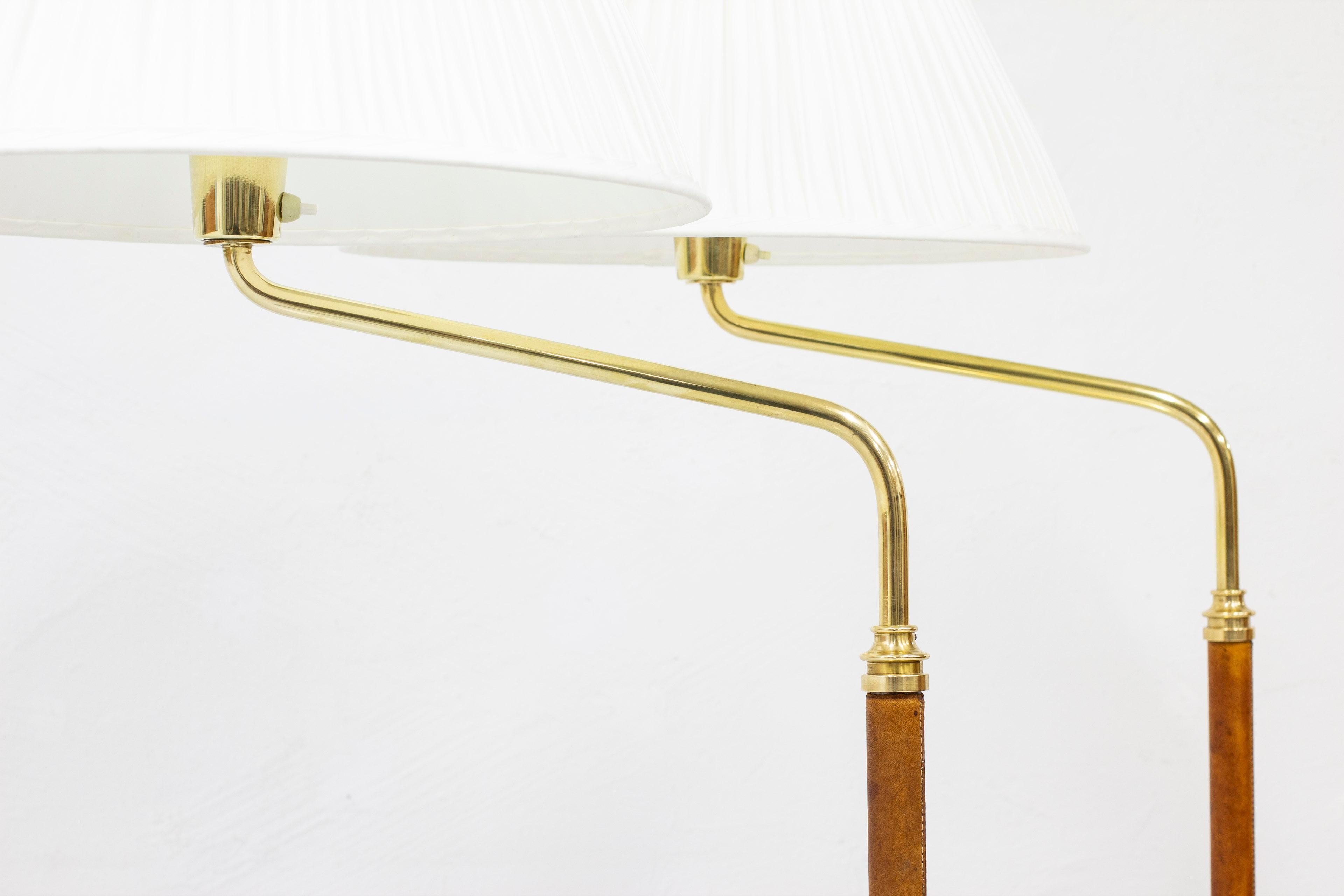 Brass Pair of Floor Lamps Model 31644 Designed by Bertil Brisborg