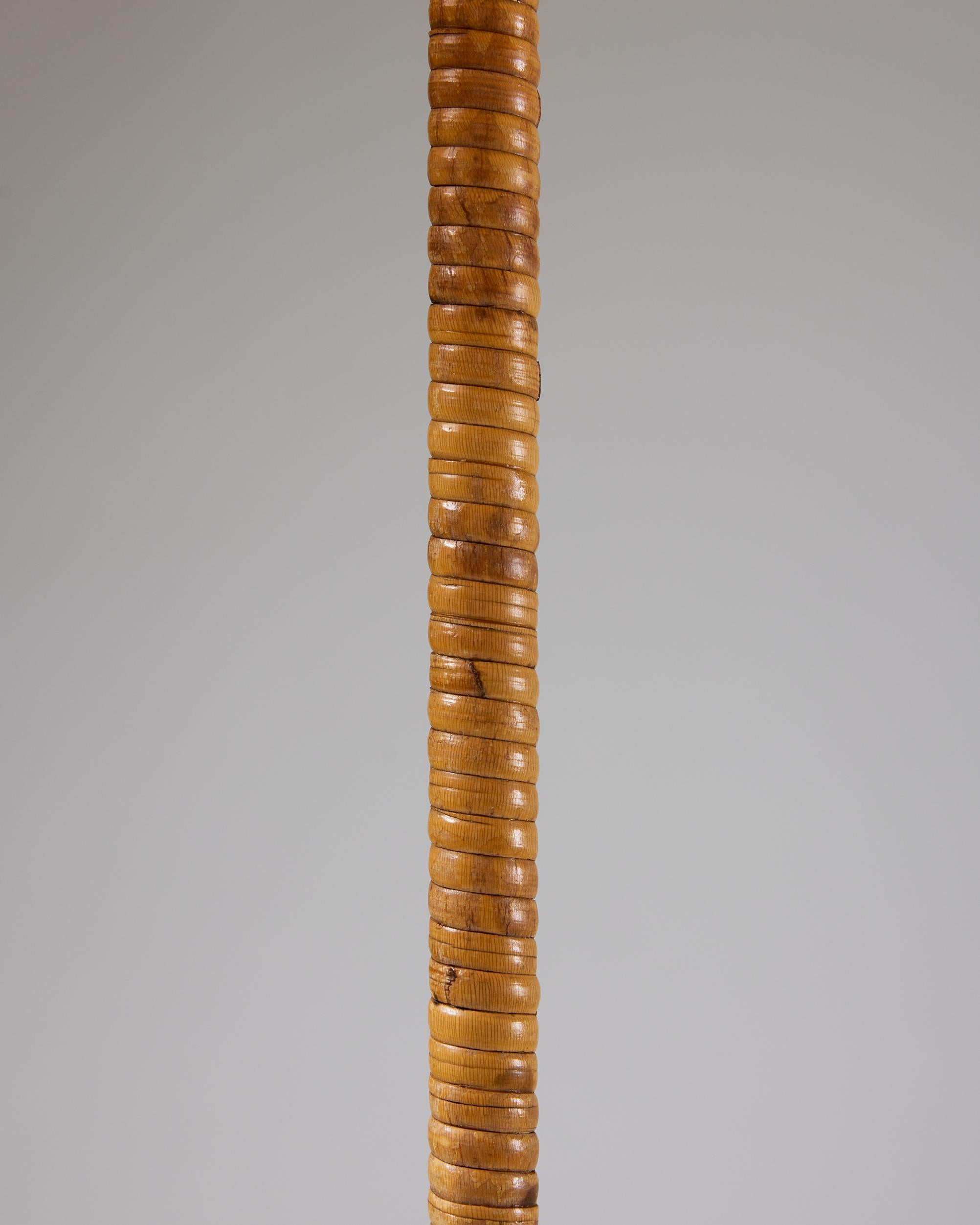 Pair of floor lamps model 9602 Designed by Paavo Tynell for Taito Oy Finland For Sale 3