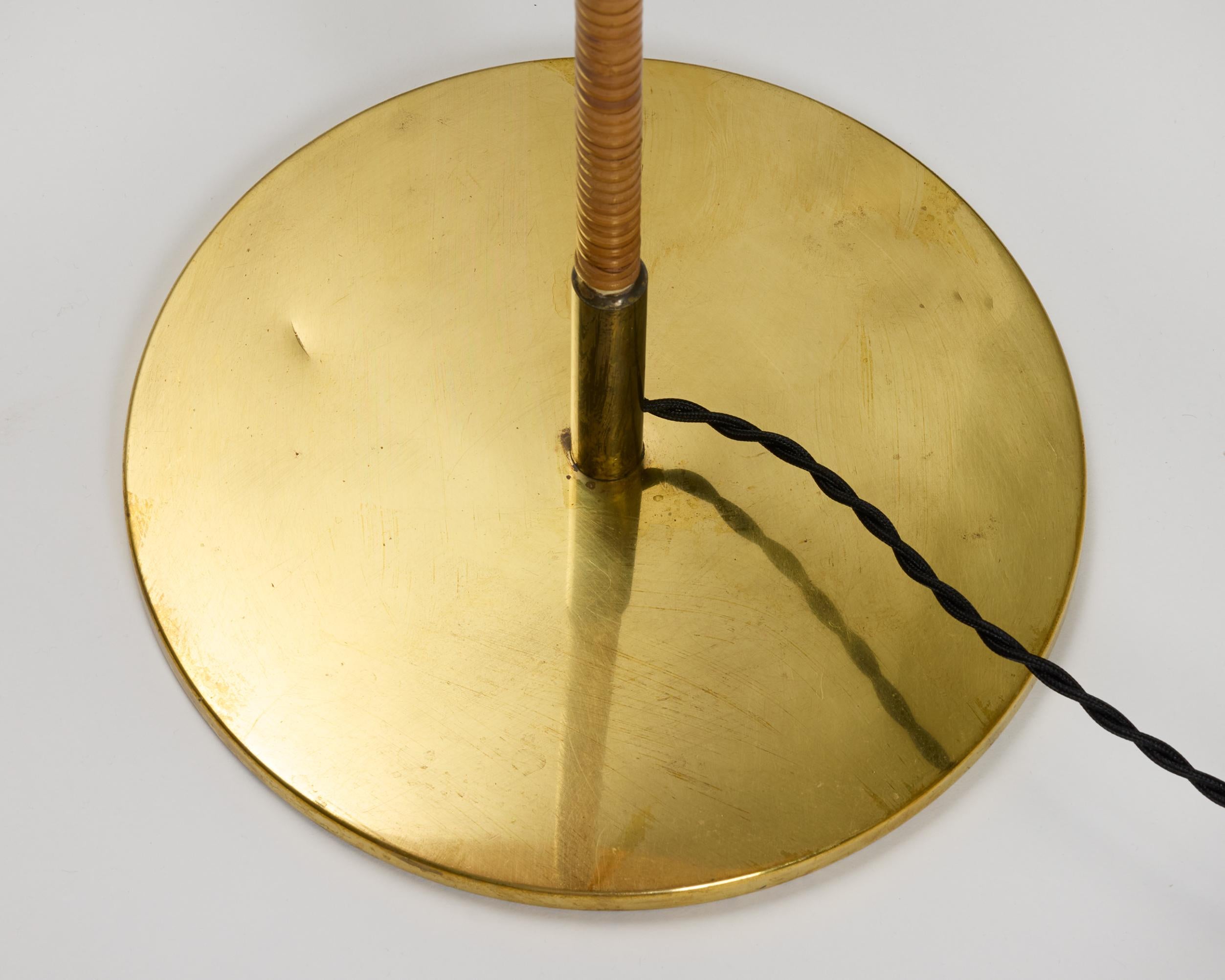 Pair of floor lamps model 9602 Designed by Paavo Tynell for Taito Oy Finland For Sale 5