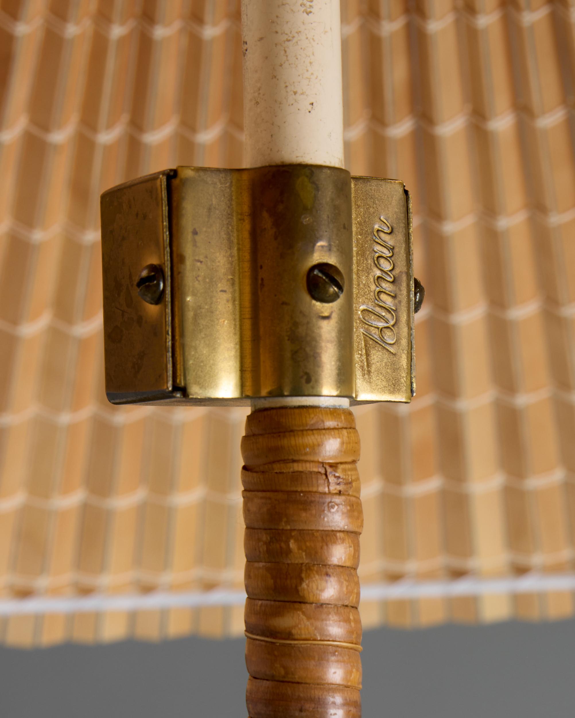 Pair of floor lamps model 9602 Designed by Paavo Tynell for Taito Oy Finland For Sale 7