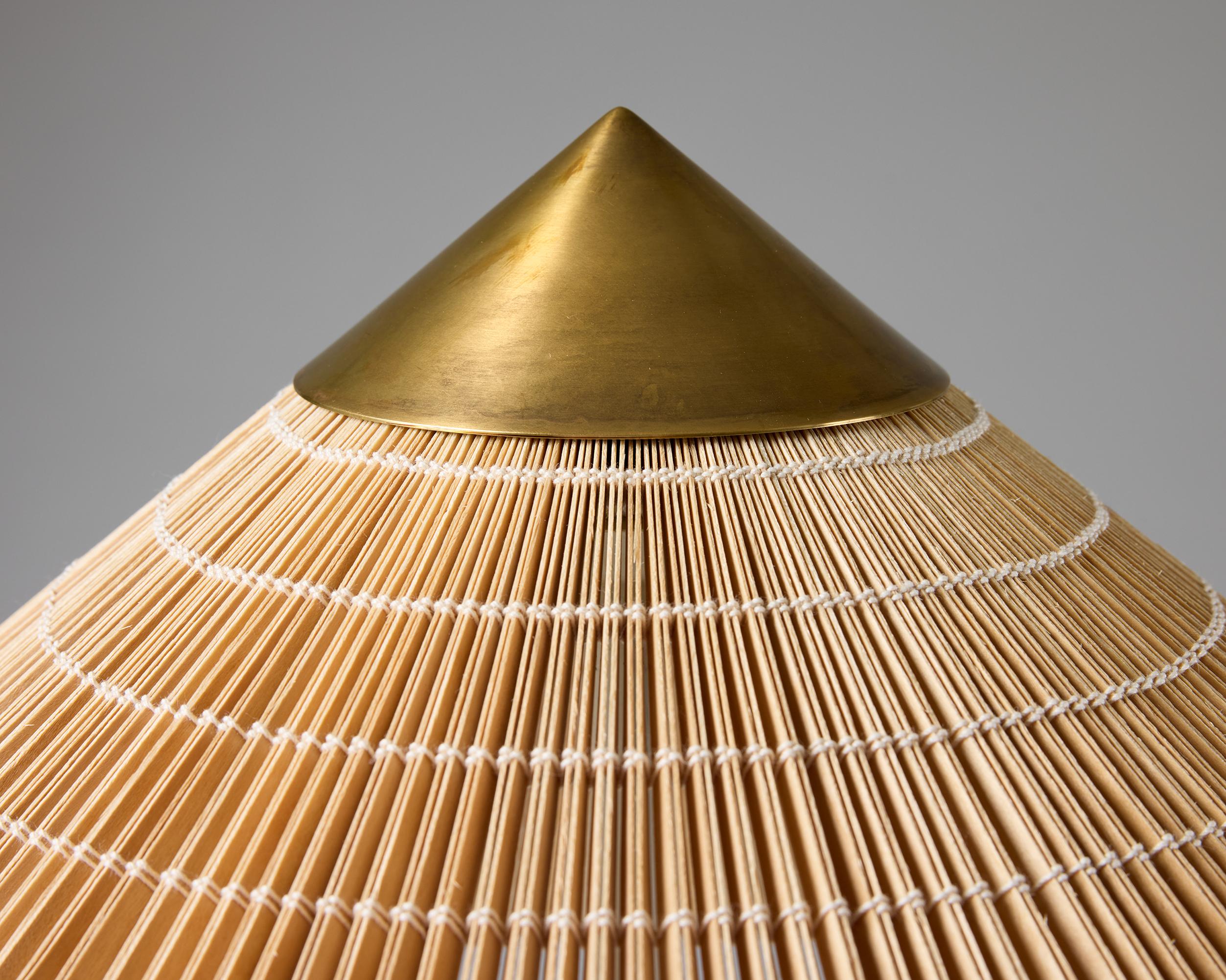 Pair of floor lamps model 9602 Designed by Paavo Tynell for Taito Oy Finland For Sale 10