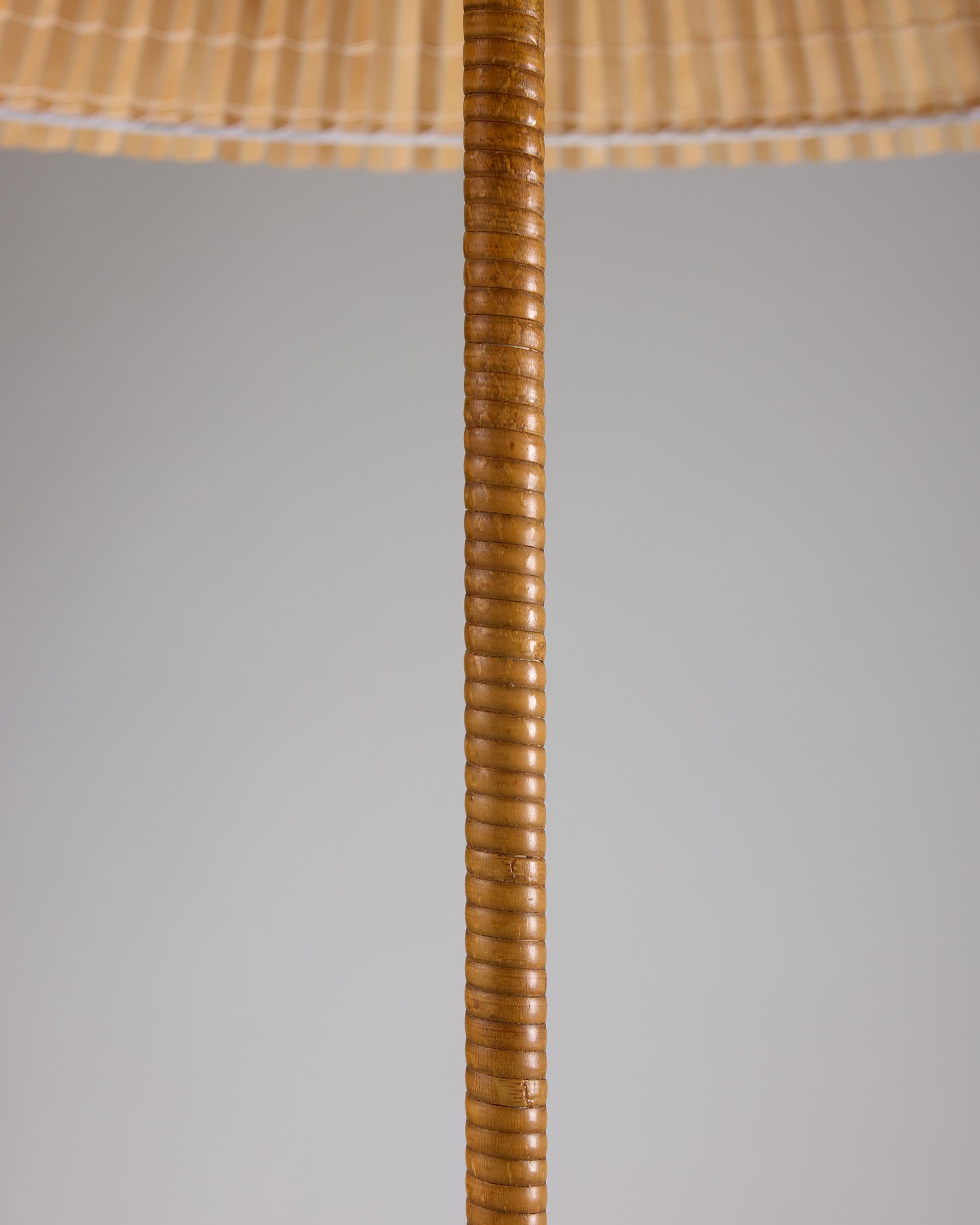 Pair of floor lamps model 9602 Designed by Paavo Tynell for Taito Oy Finland For Sale 11