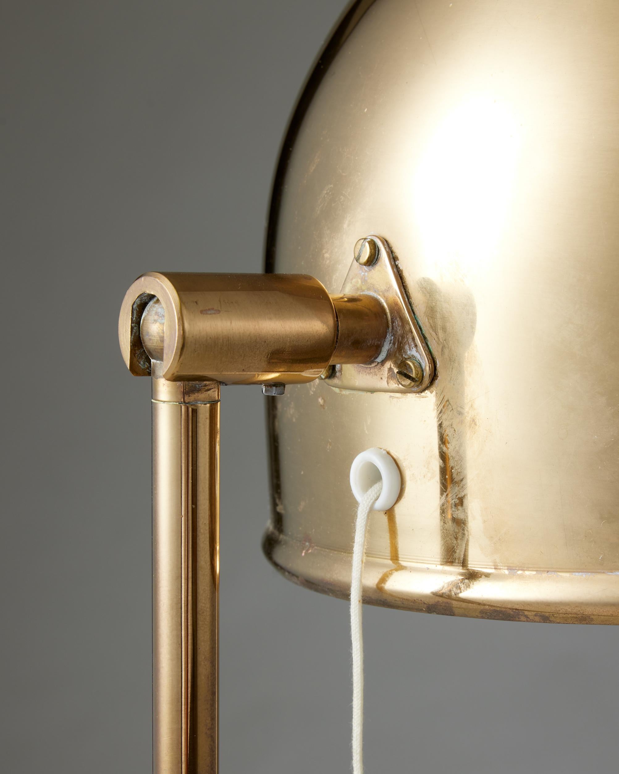 Paire de lampadaires modèle G-075 conçu par Eje Ahlgren pour Bergboms, Suède Bon état - En vente à Stockholm, SE