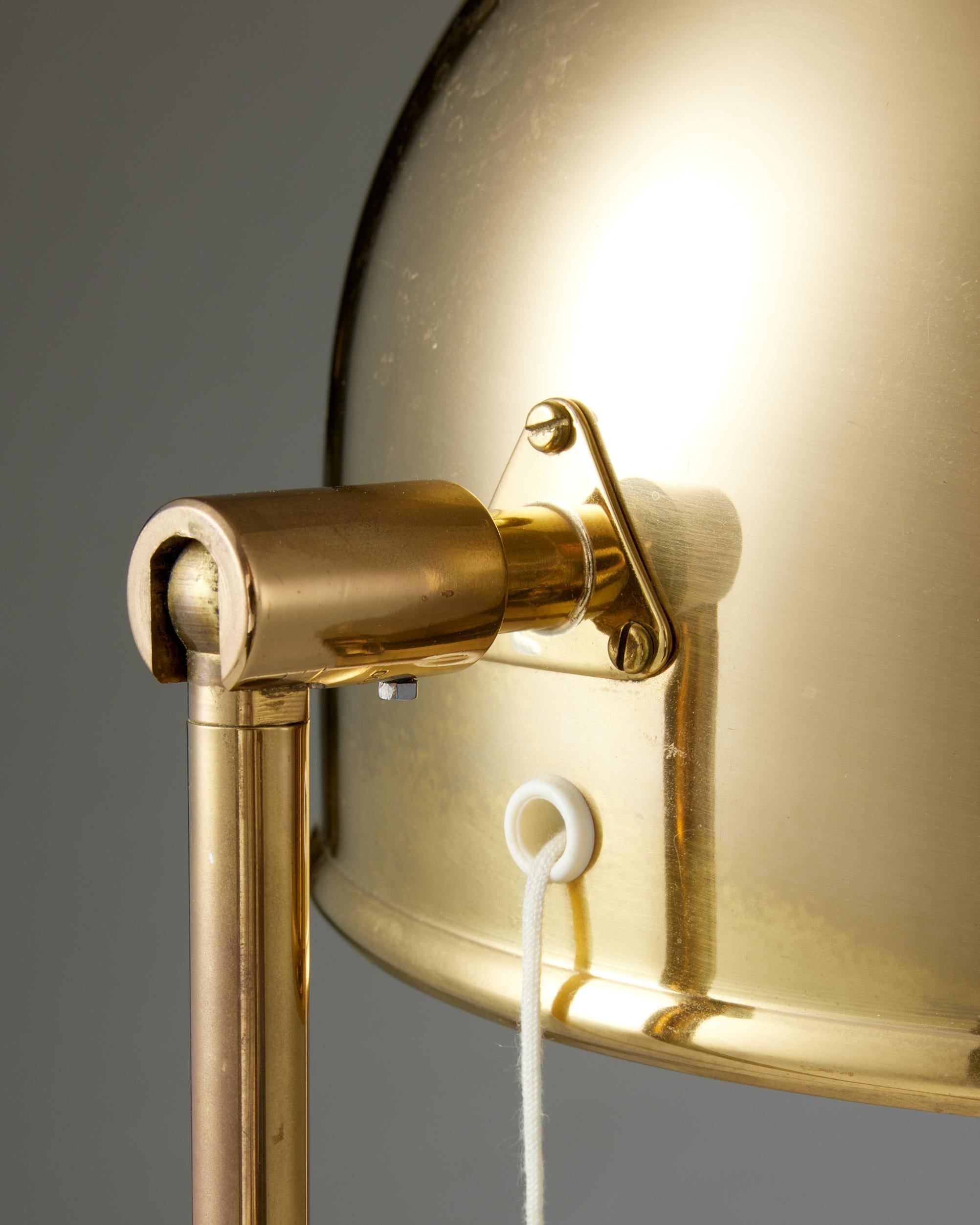 Pair of floor lamps model G-075 designed by Eje Ahlgren for Bergboms, Sweden For Sale 2