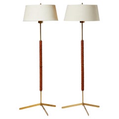 Pair of Floor Lamps Model G-31, Anonymous for Bergboms, Sweden, 1940’s