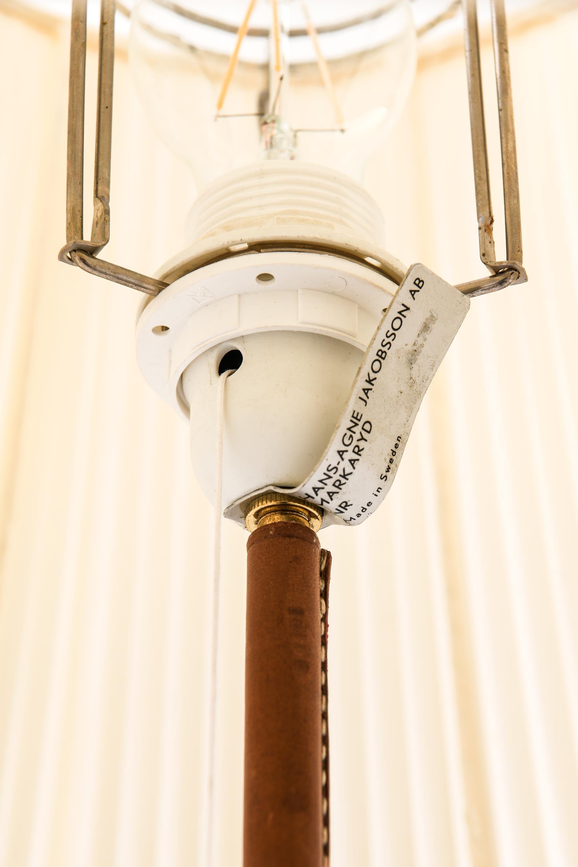 Pareja de lámparas de pie, Modelo G-93, de Hans-Agne Jakobsson, años 60 Sueco en venta