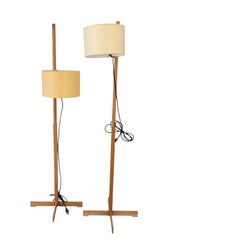 Paire de lampadaires, modèle TMM, Miguel Milá pour Santa & Cole, 1961, Espagne