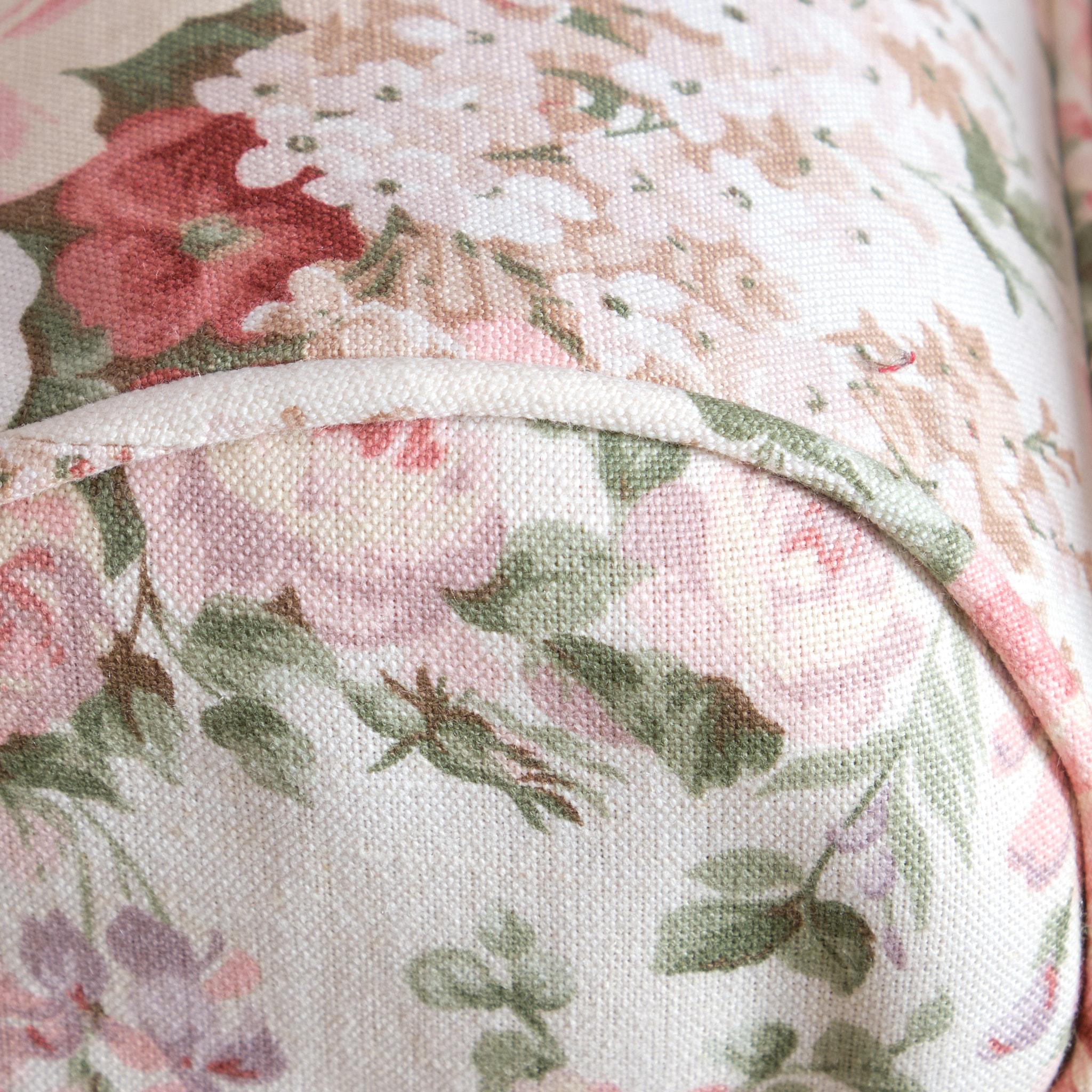 Pair of Floral Country House Armchairs 4