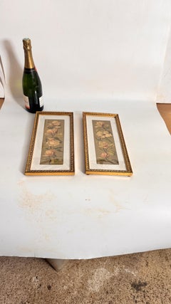 Pair of Floral Engravings — France, 1920s