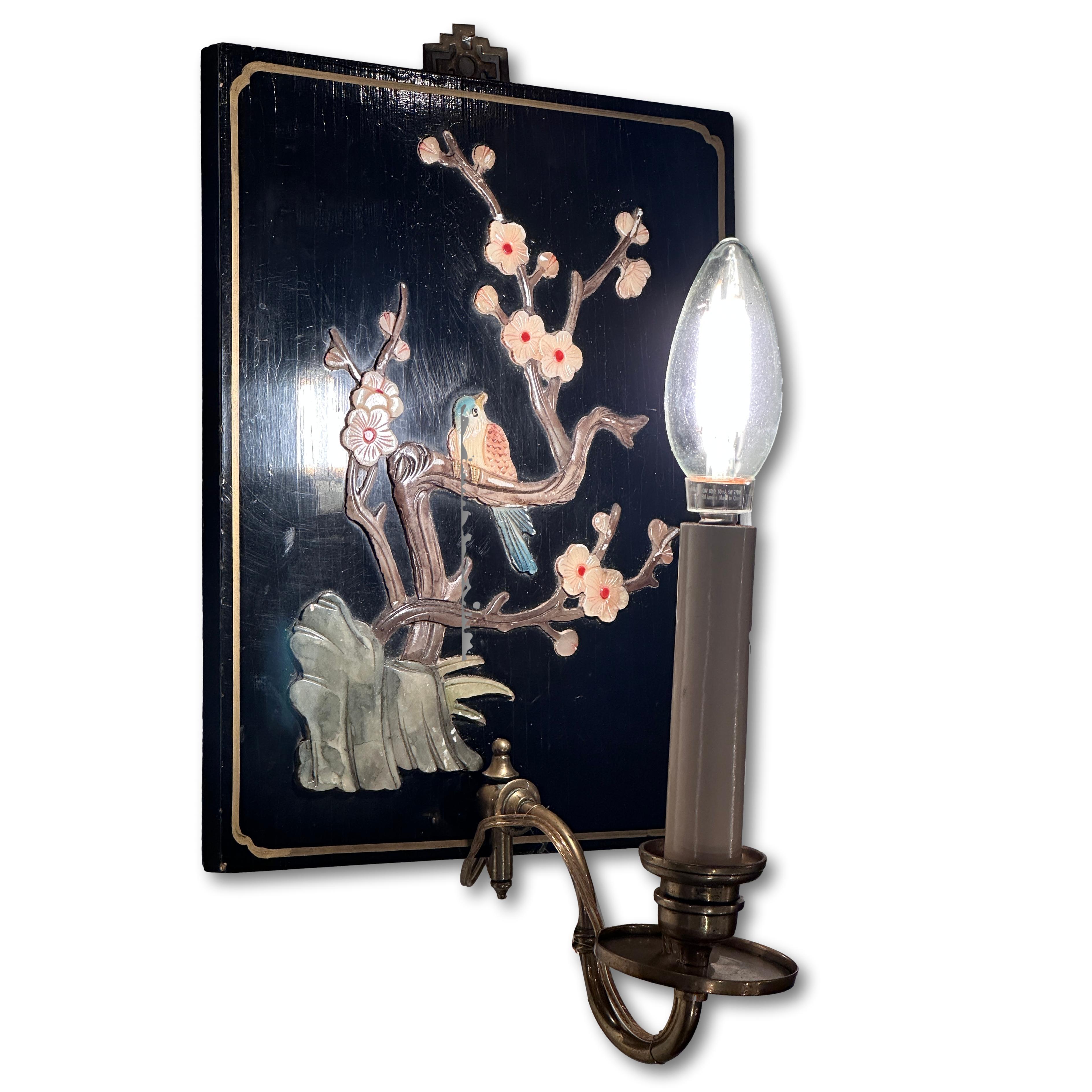 Inizio XX secolo Coppia di lampade floreali in vendita