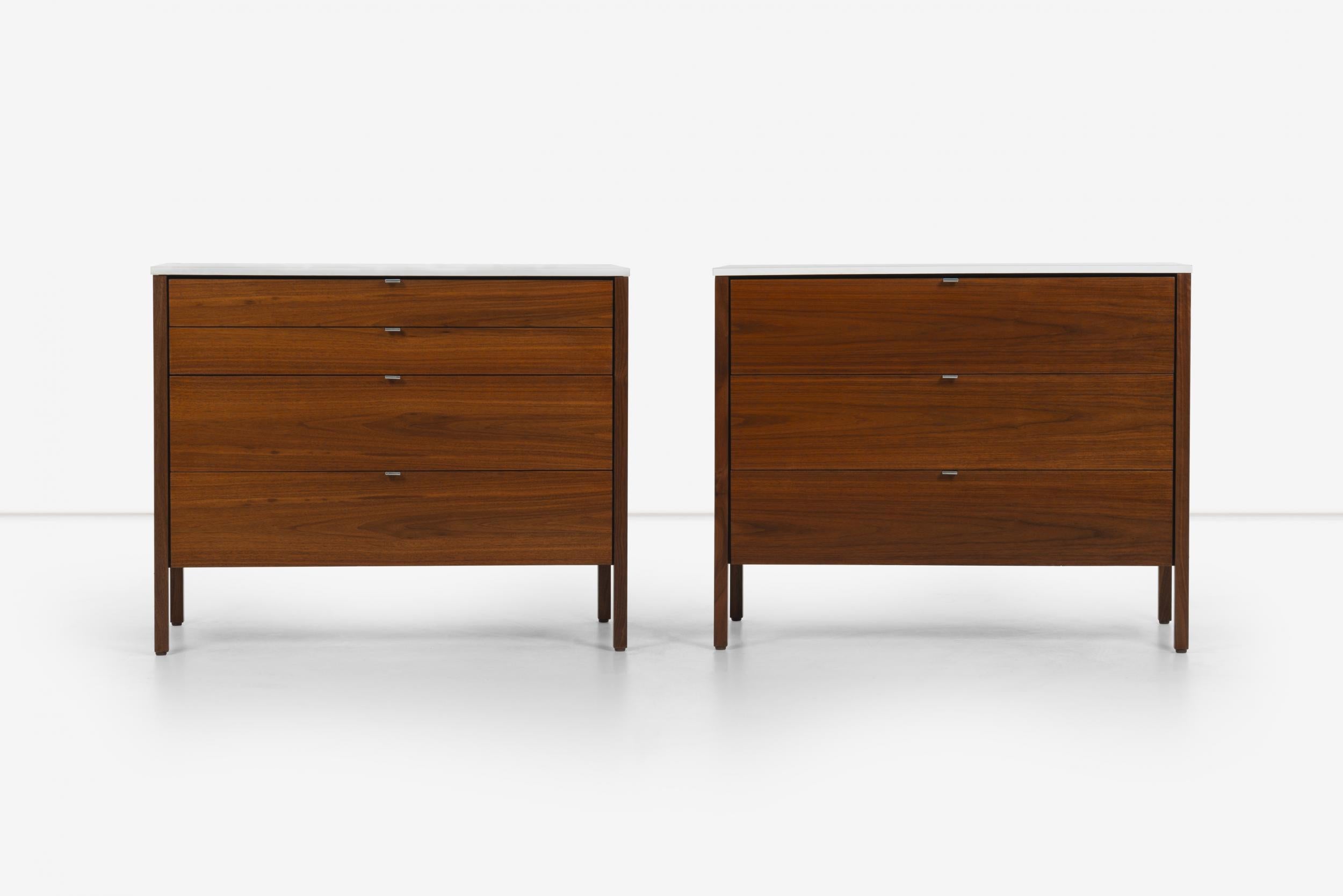 Mid-Century Modern Pair of Florence Knoll Dressers