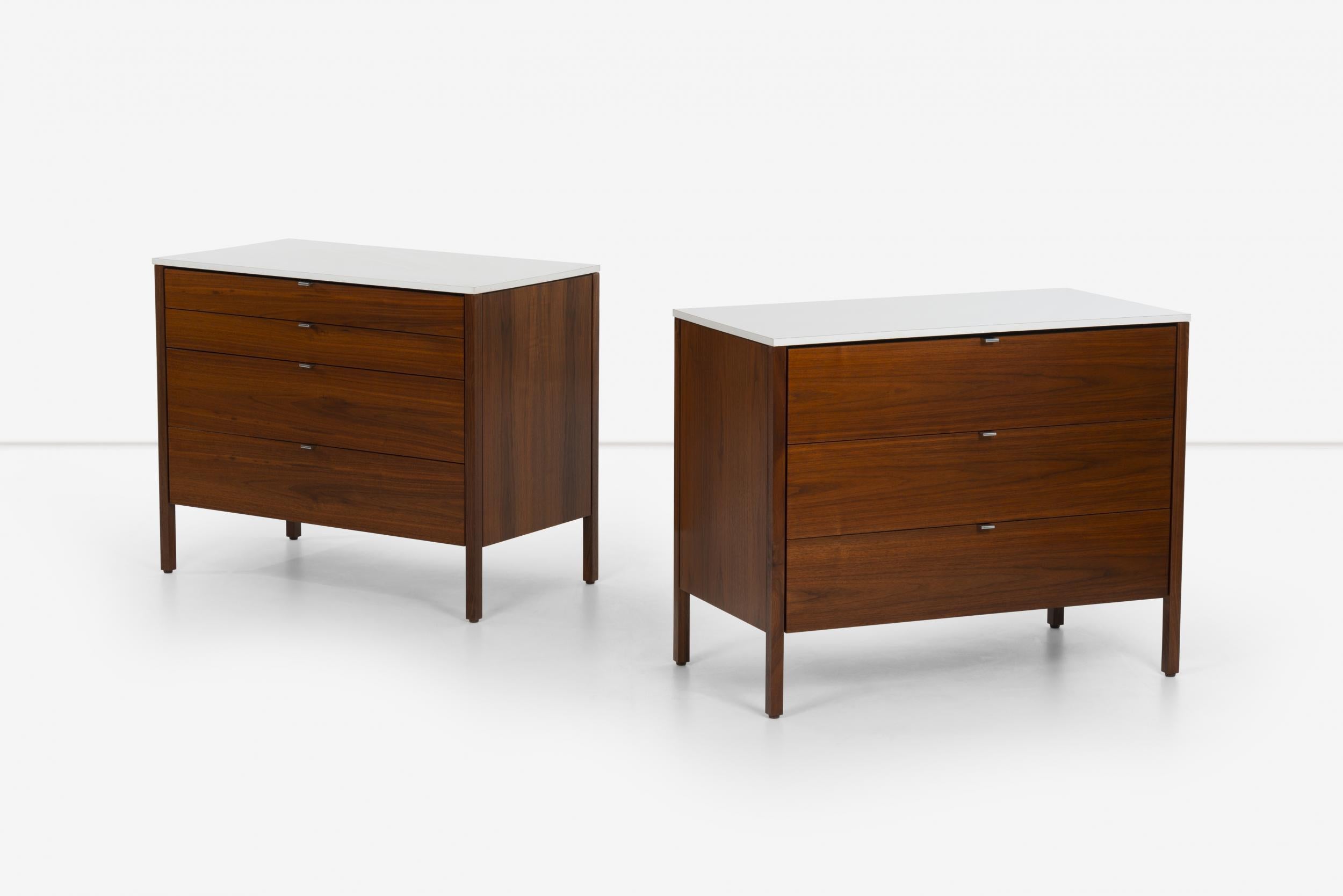 Oiled Pair of Florence Knoll Dressers
