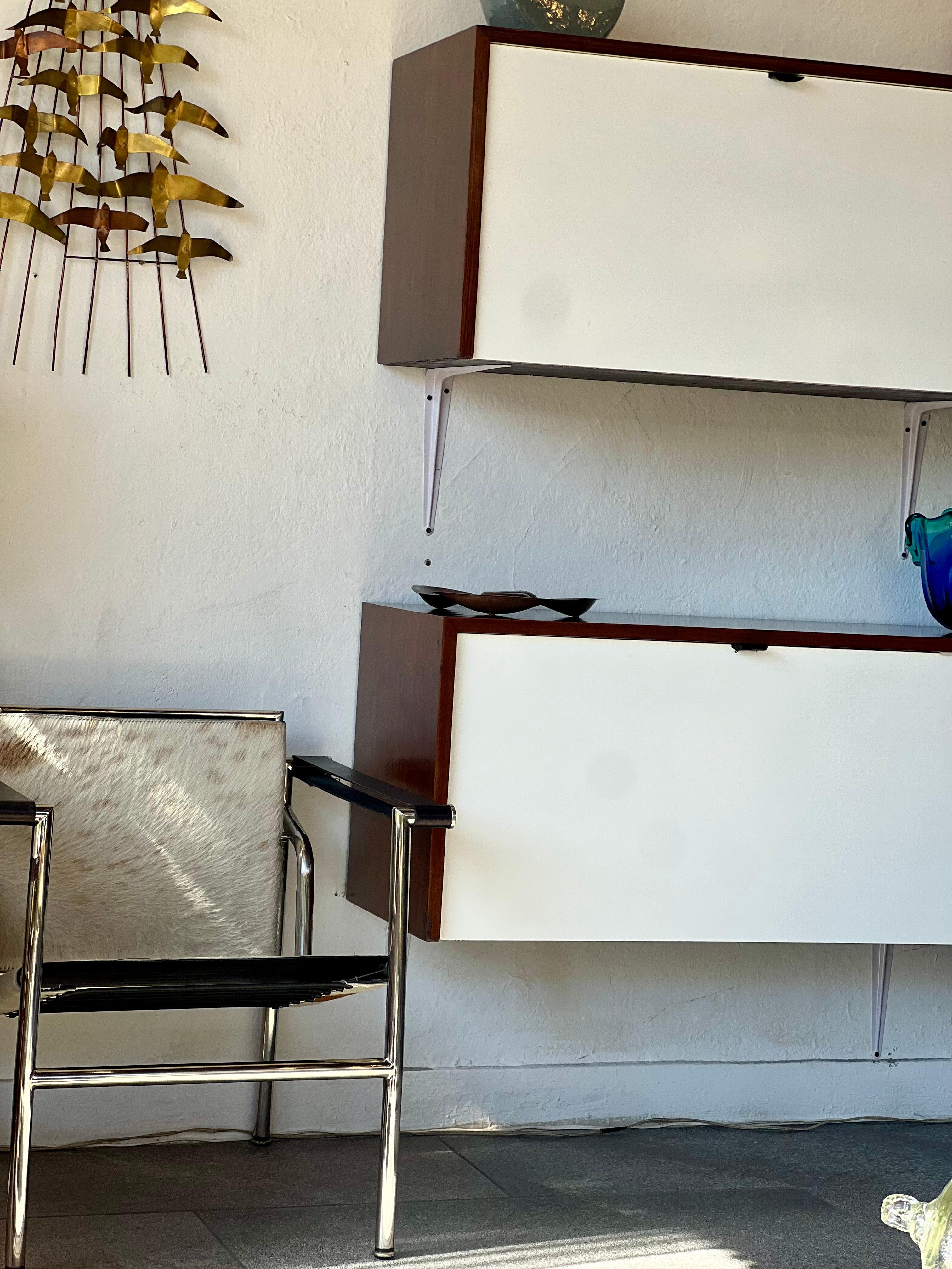Pair of Florence Knoll Floating Credenza for Knoll Inc. For Sale 3