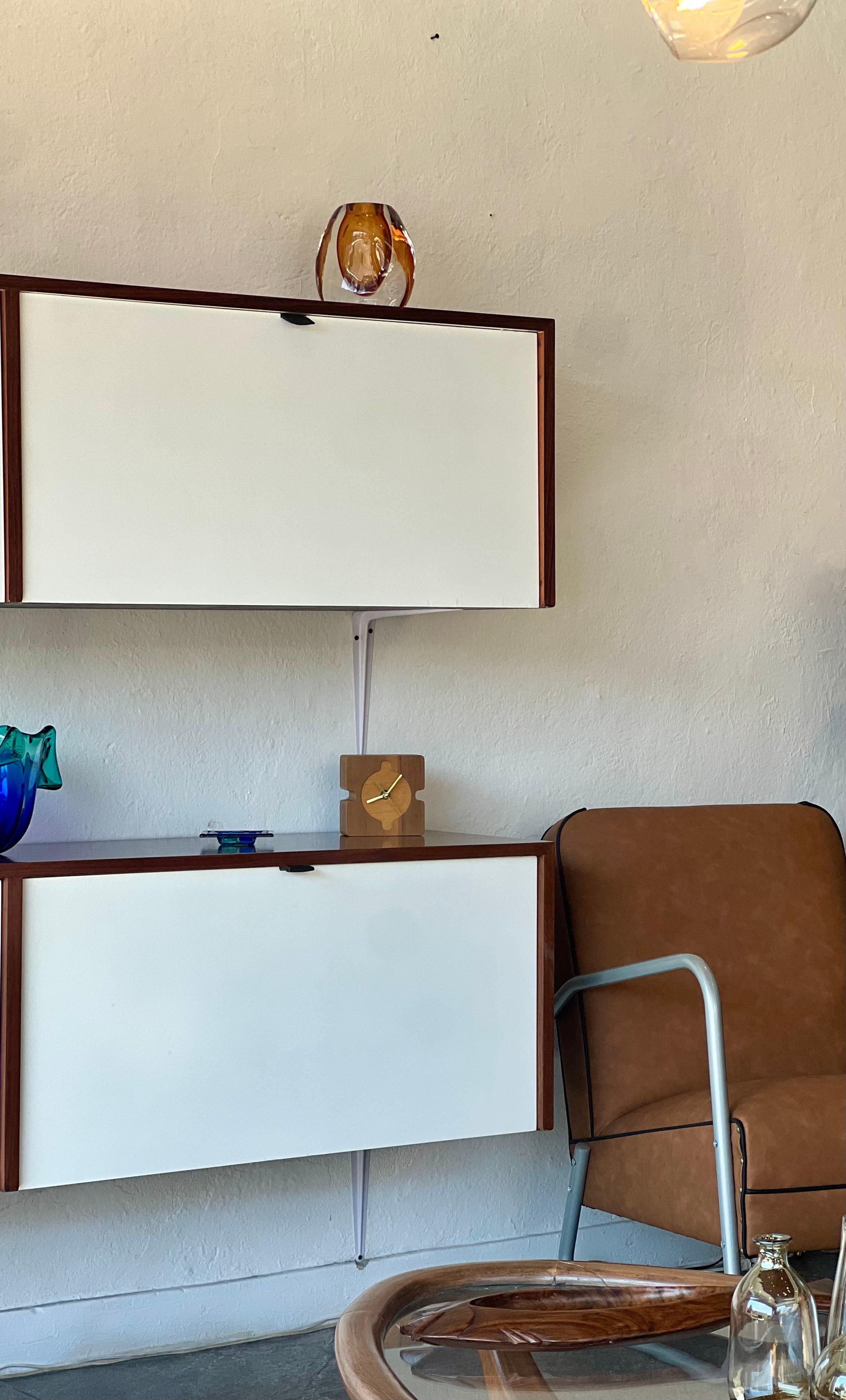 Pair of Florence Knoll Floating Credenza for Knoll Inc. For Sale 4