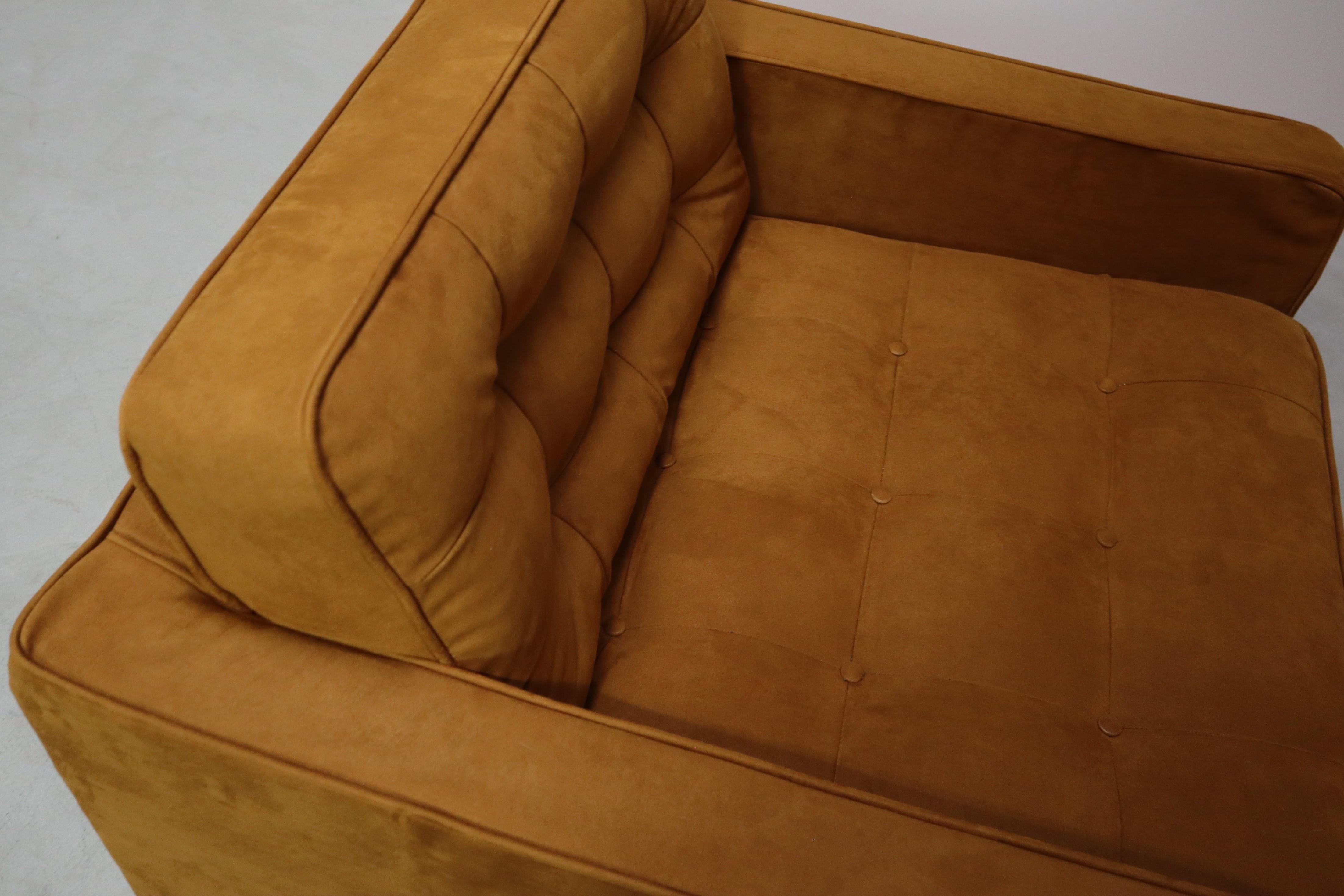 Pair of Florence Knoll lounge chairs for Knoll International For Sale 8