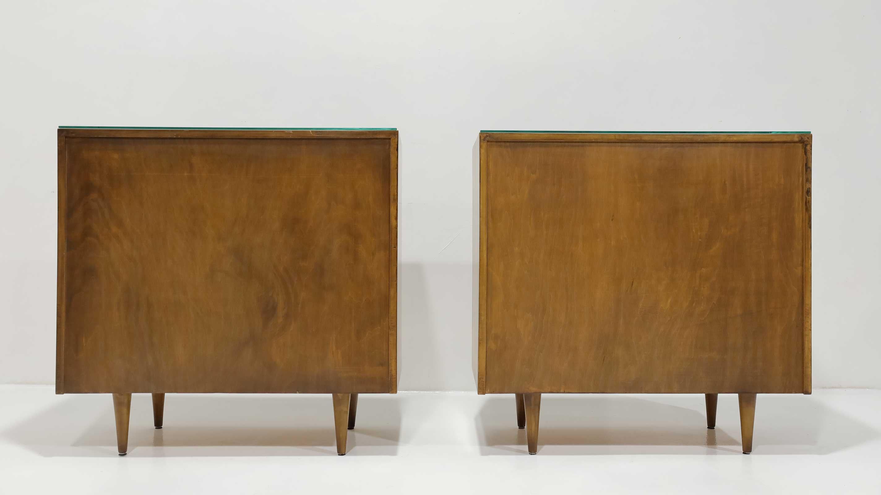 20th Century Pair of Florence Knoll Nightstands or Chests of Drawers For Sale