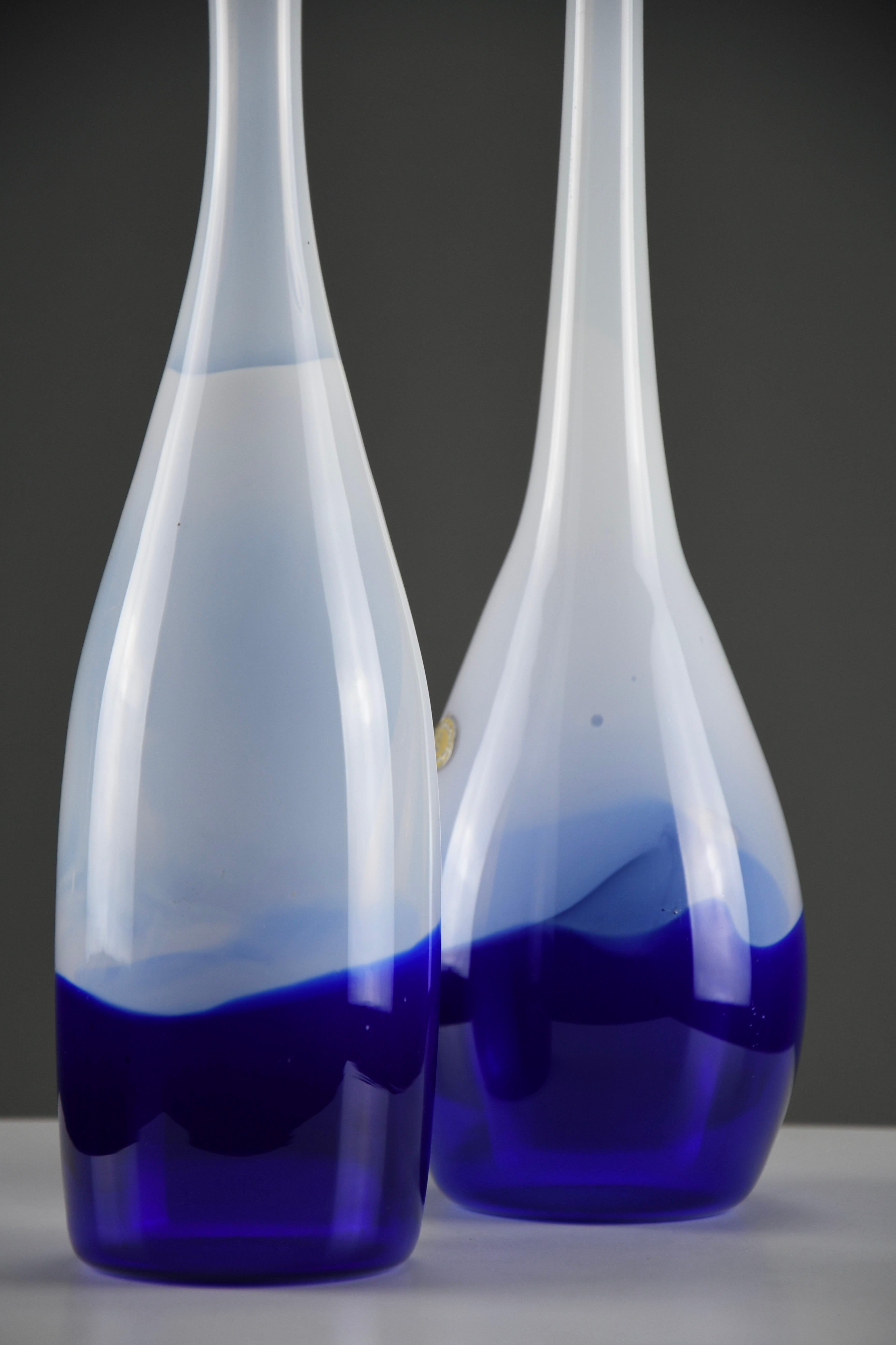 Metà XX secolo Coppia di vasi a bottiglia Floris Meydam 