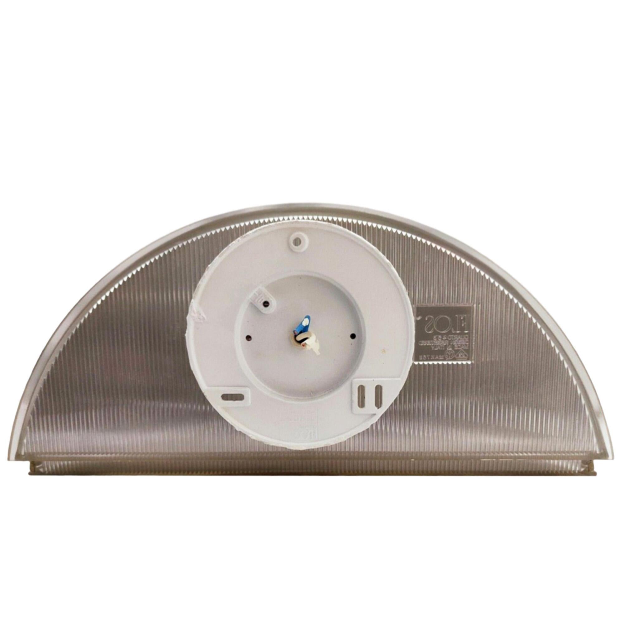 Glazed Pair of Flos Wall Lights by Afra E Tobia Scarpa - 8 Lights Available For Sale