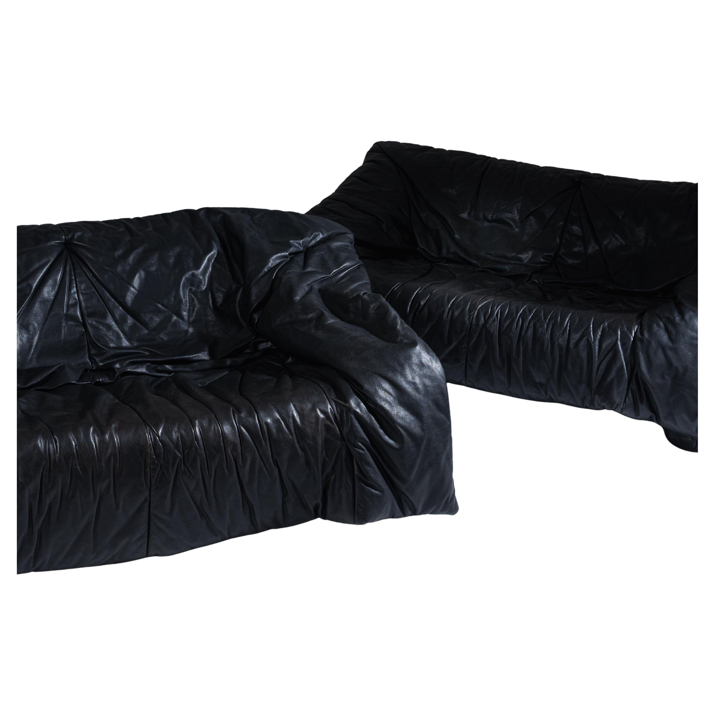 Pair of Flou Flou sofas, Donato D’Urbino & Paolo Lomazzi, 1980s en venta