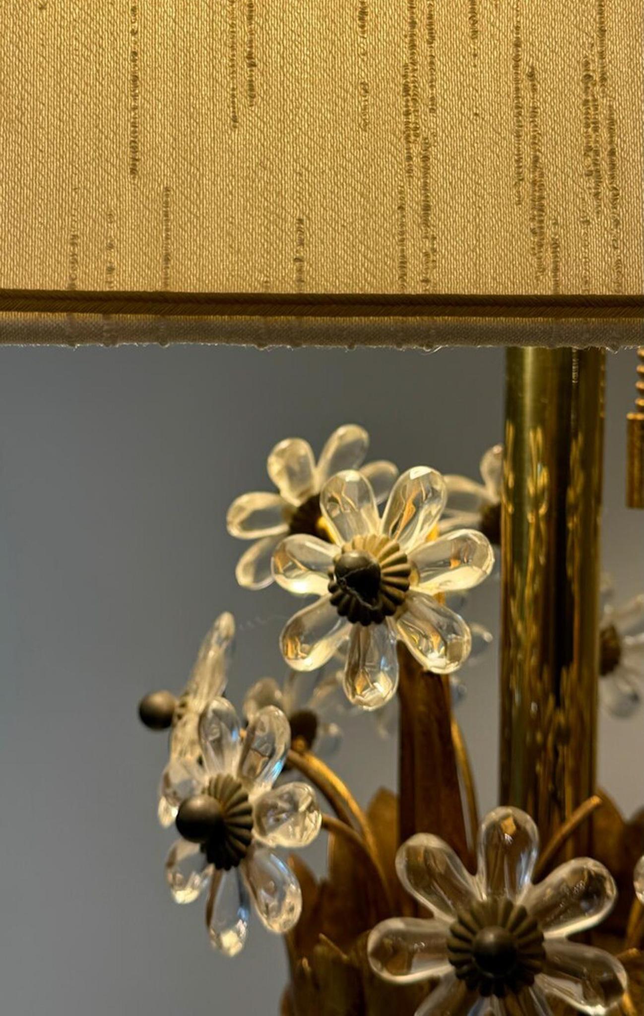 Pair of Flower Basket Table Lamp by Banci Firenze For Sale 3