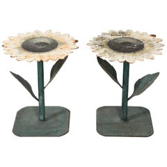 Pair of Flower Garden Tables