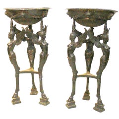 Paire de pots de fleurs