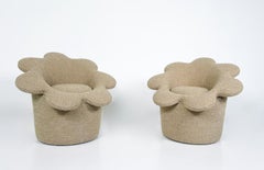 Coppia di poltrone "Flowers", Contemporanea, Italia