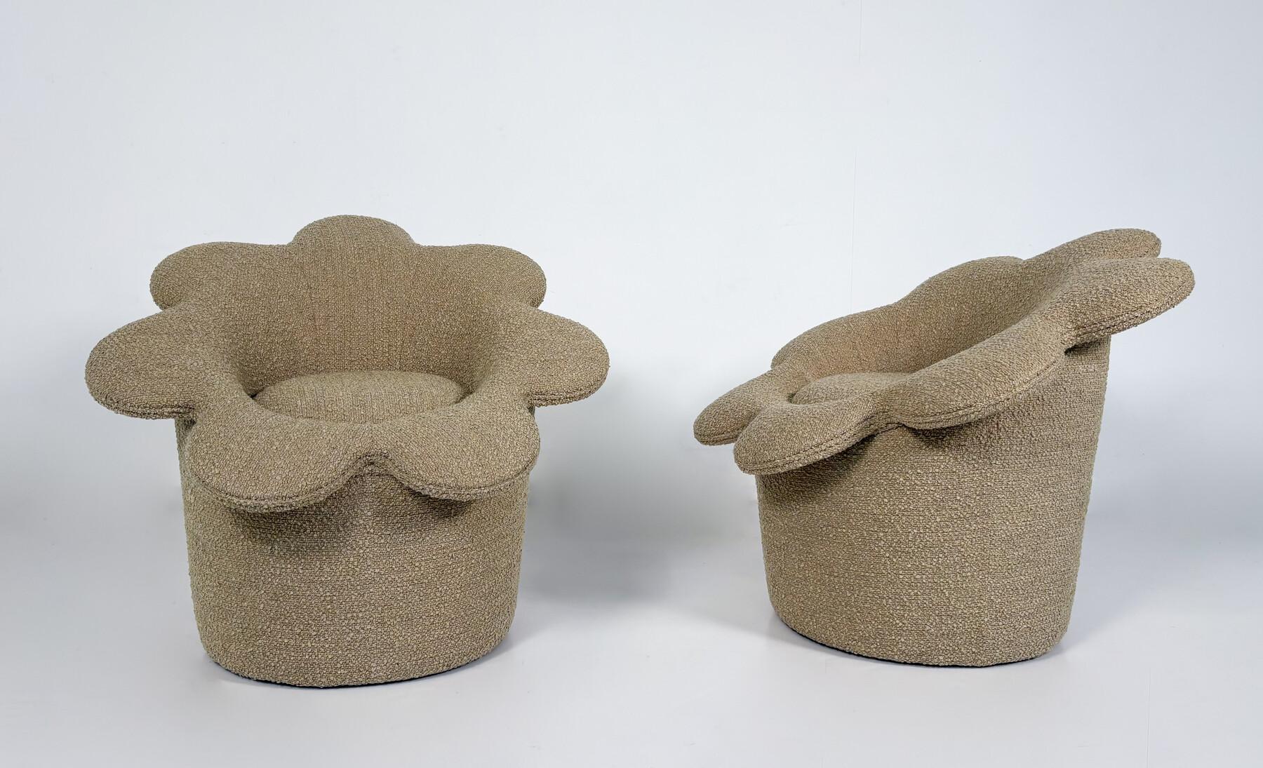 italien Paire de fauteuils 