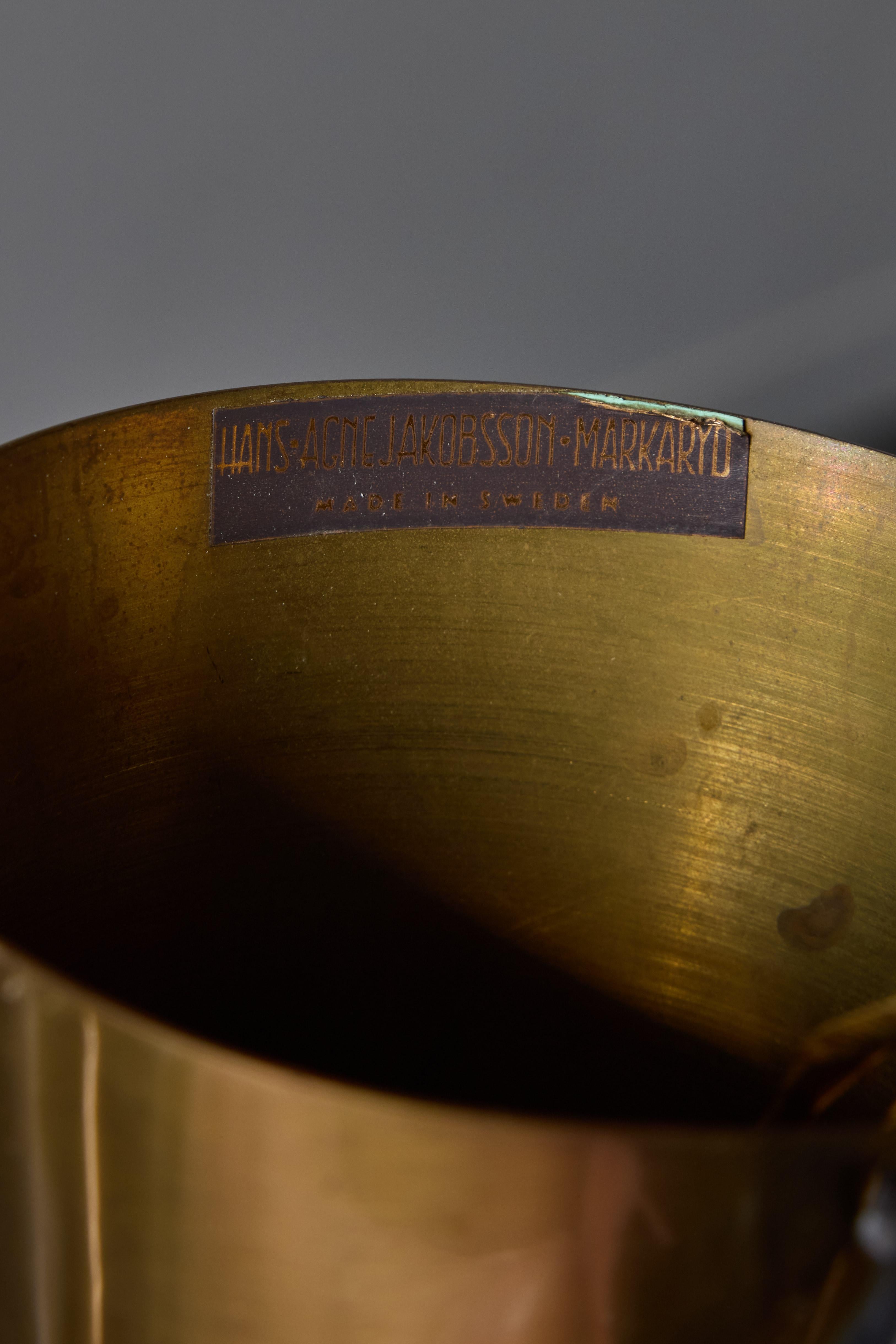 Brass Pair of Flush Mount by Hans Agne Jakobsson For Sale