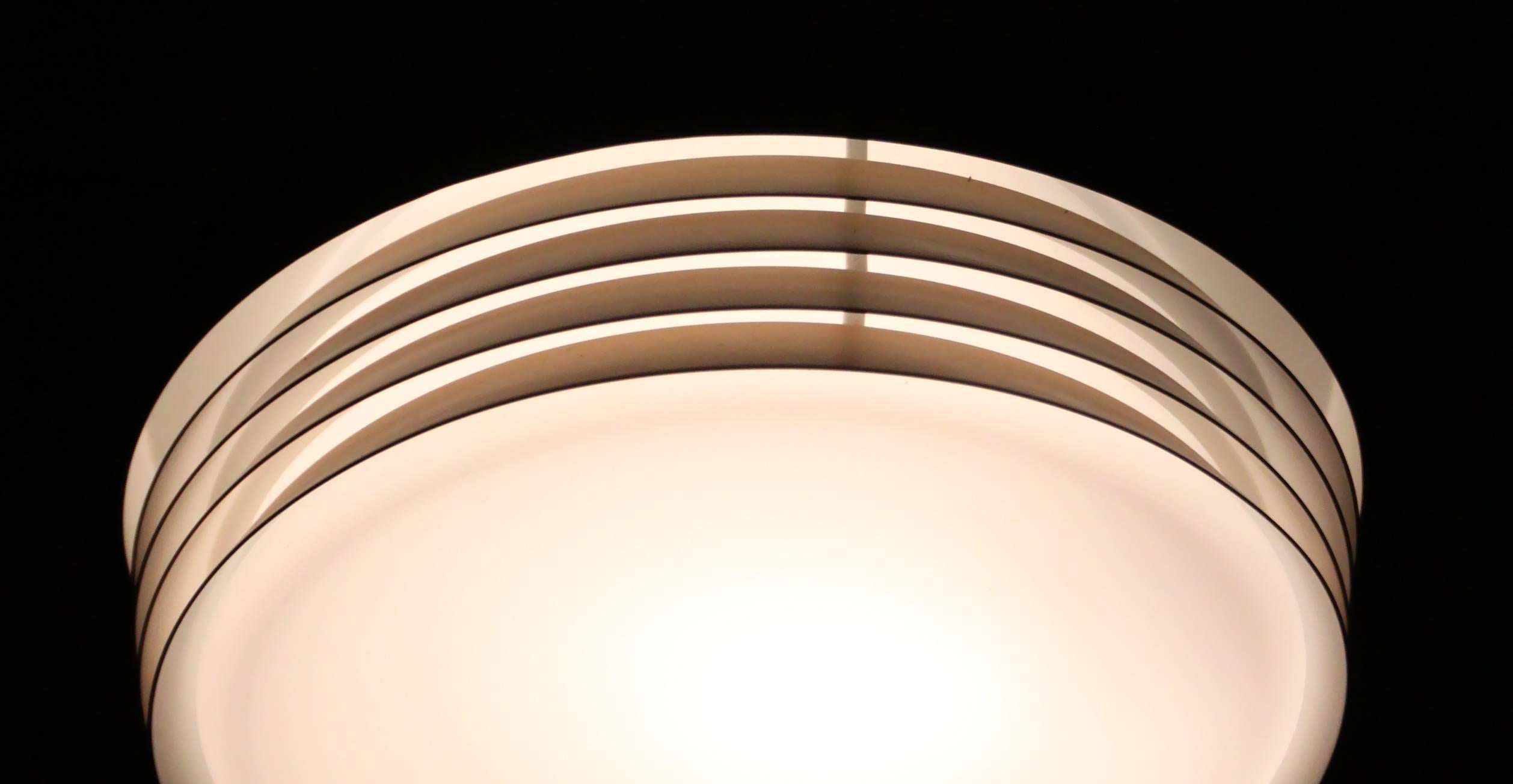 Pair of Flush Mount Ceiling Light by Birger Dahl, Norway, 1960s 3