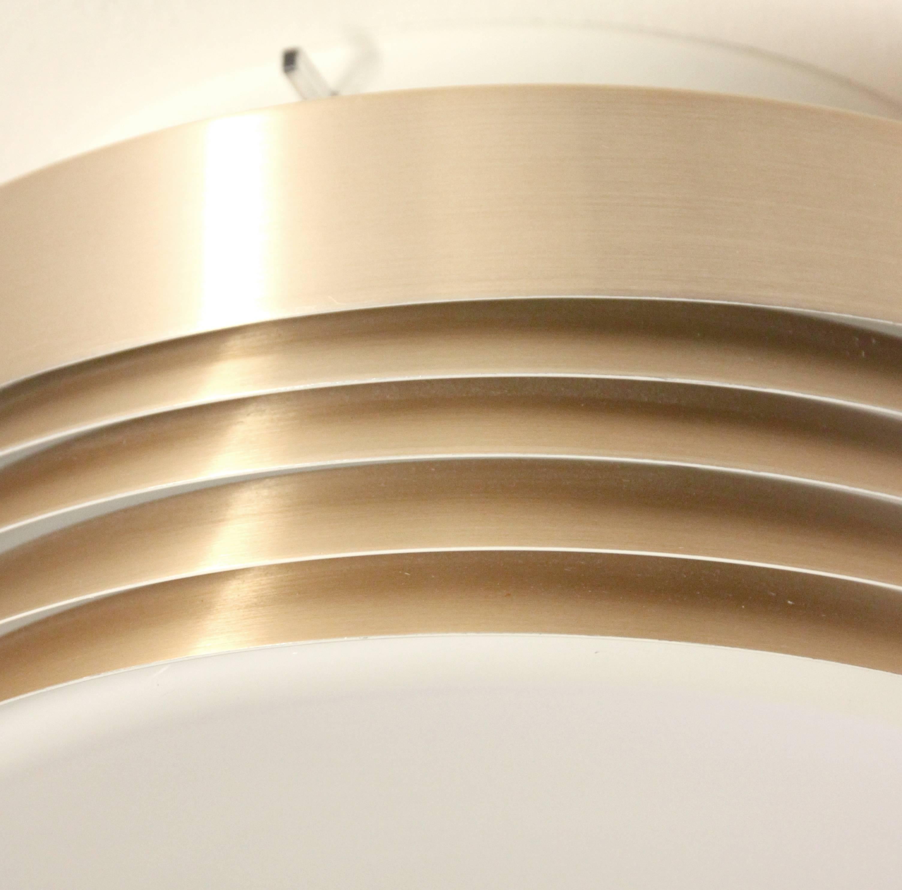 Pair of Flush Mount Ceiling Light by Birger Dahl, Norway, 1960s In Excellent Condition In Oslo, NO