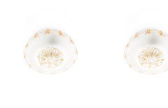 Pair of Flush Mount Ceiling Lights, 1960s