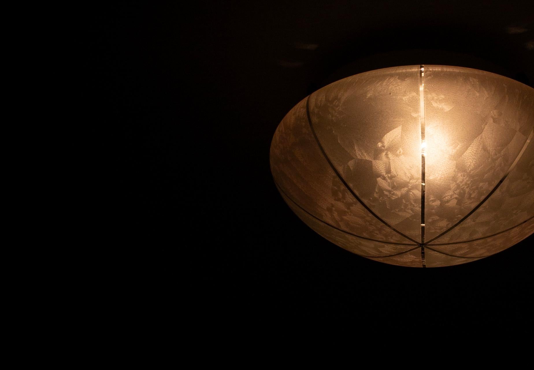 Pair of Flush Mount Ceiling Lights, 1960s For Sale 2