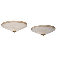 Pair Of Flush Mounts, Valinte Oy, 1950s