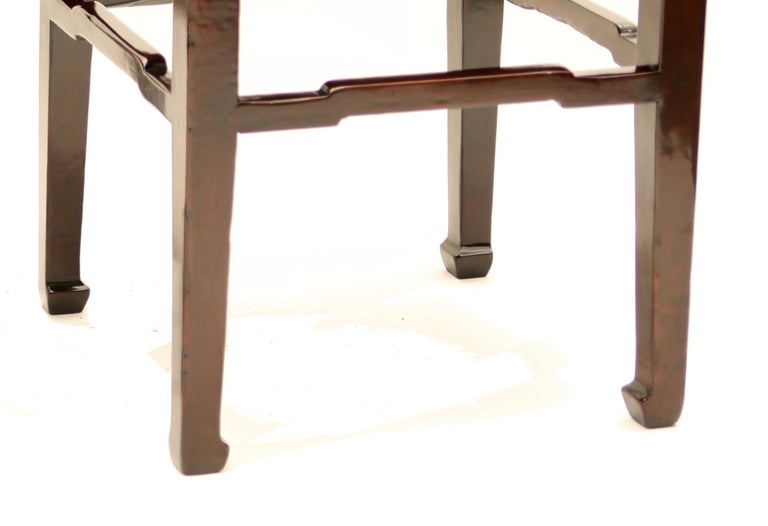 Pair of FlushSided Meditation Stools with Humpback Stretchers and