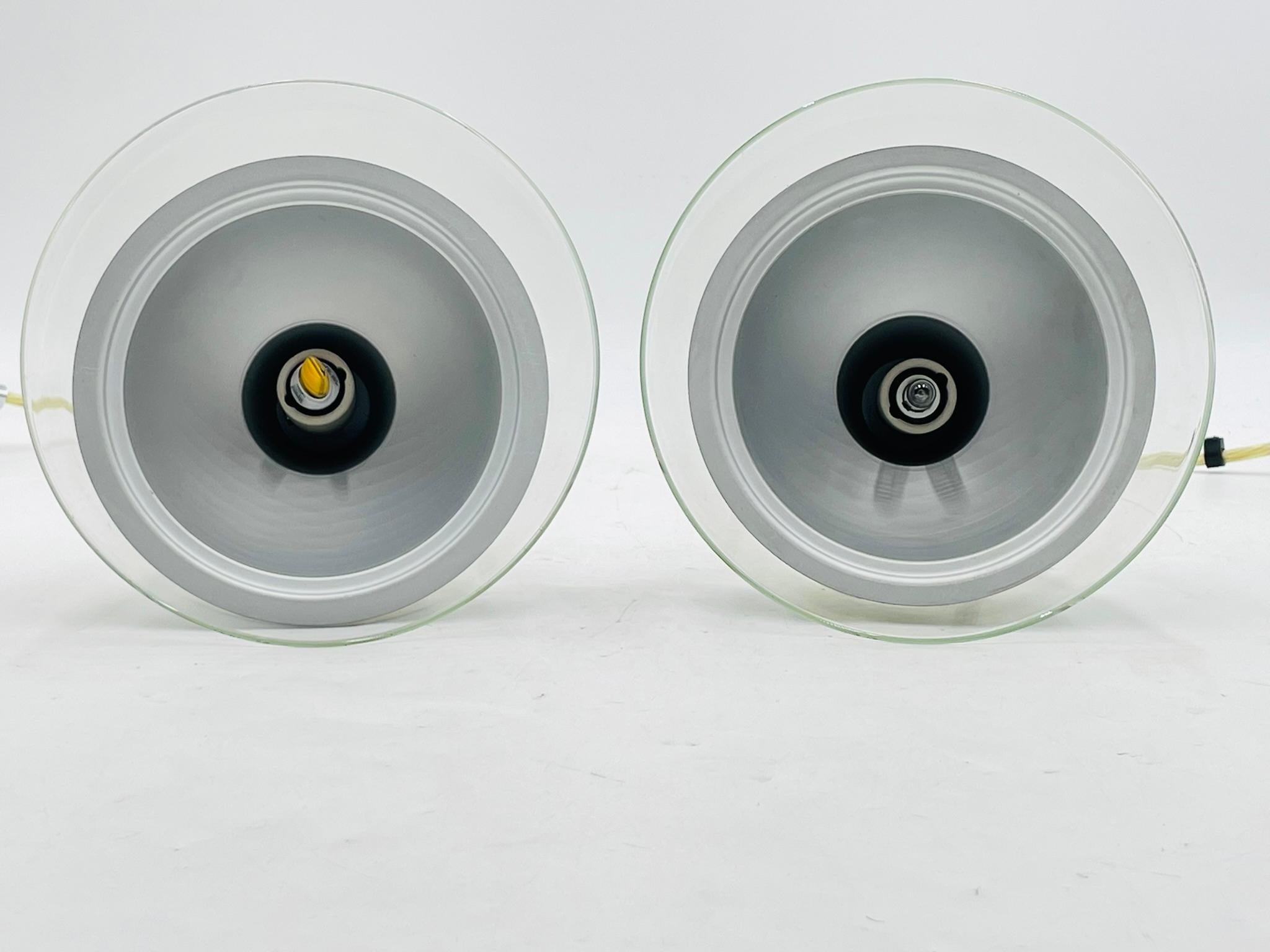 Paire de lampes suspendues 