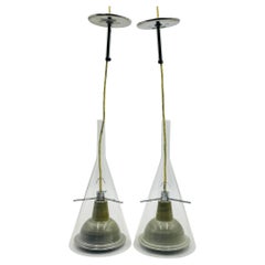 Pair of "Flute 3" Pendant Lamps by Franco Raggi for Fontana Arte – Italy 2004