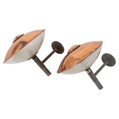 Pair of Fog and Morup Copper Sconces