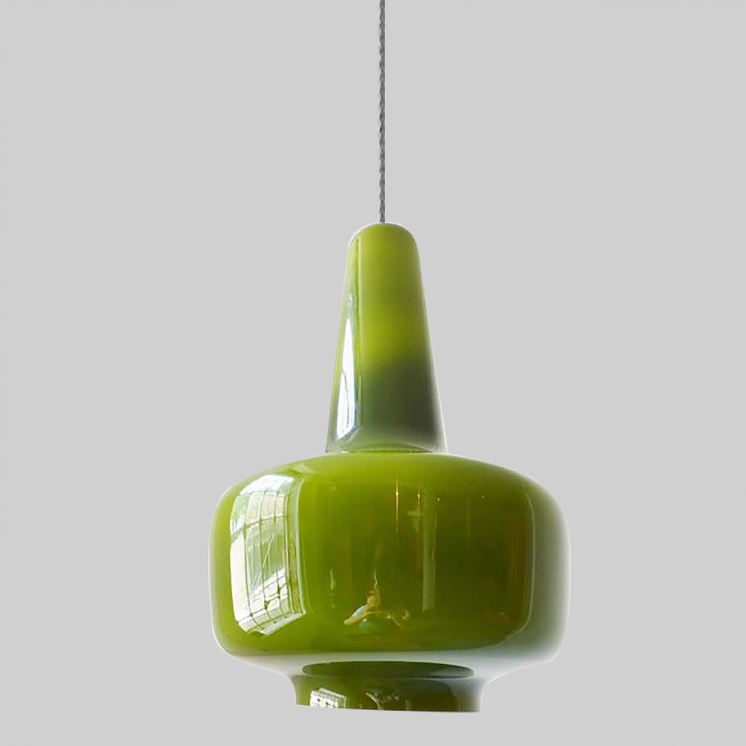 Danese Coppia di lampade a sospensione Fog & Mørup Holmegaard, 1960 in vendita
